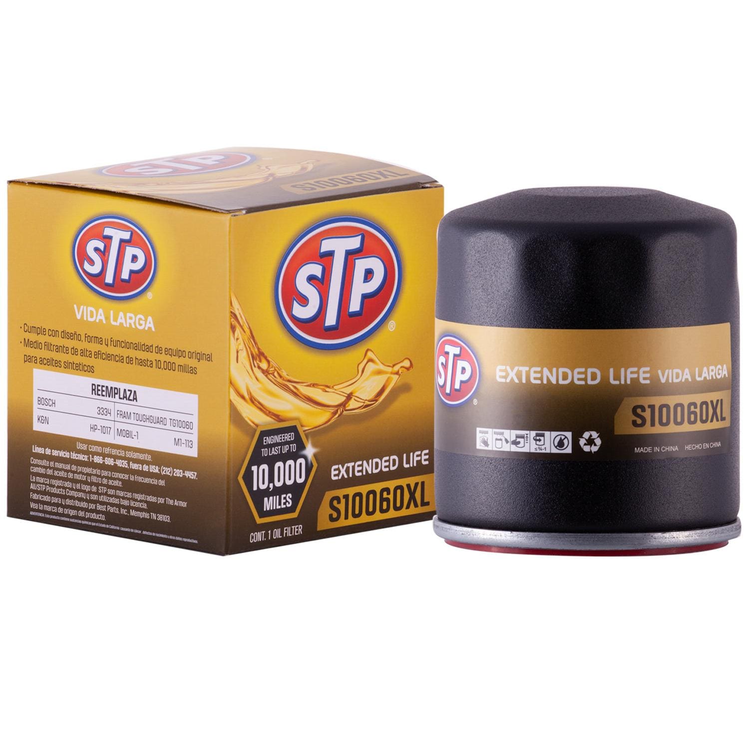 STP Extended Life Engine Oil Filter S10060XL for Chevrolet Equinox