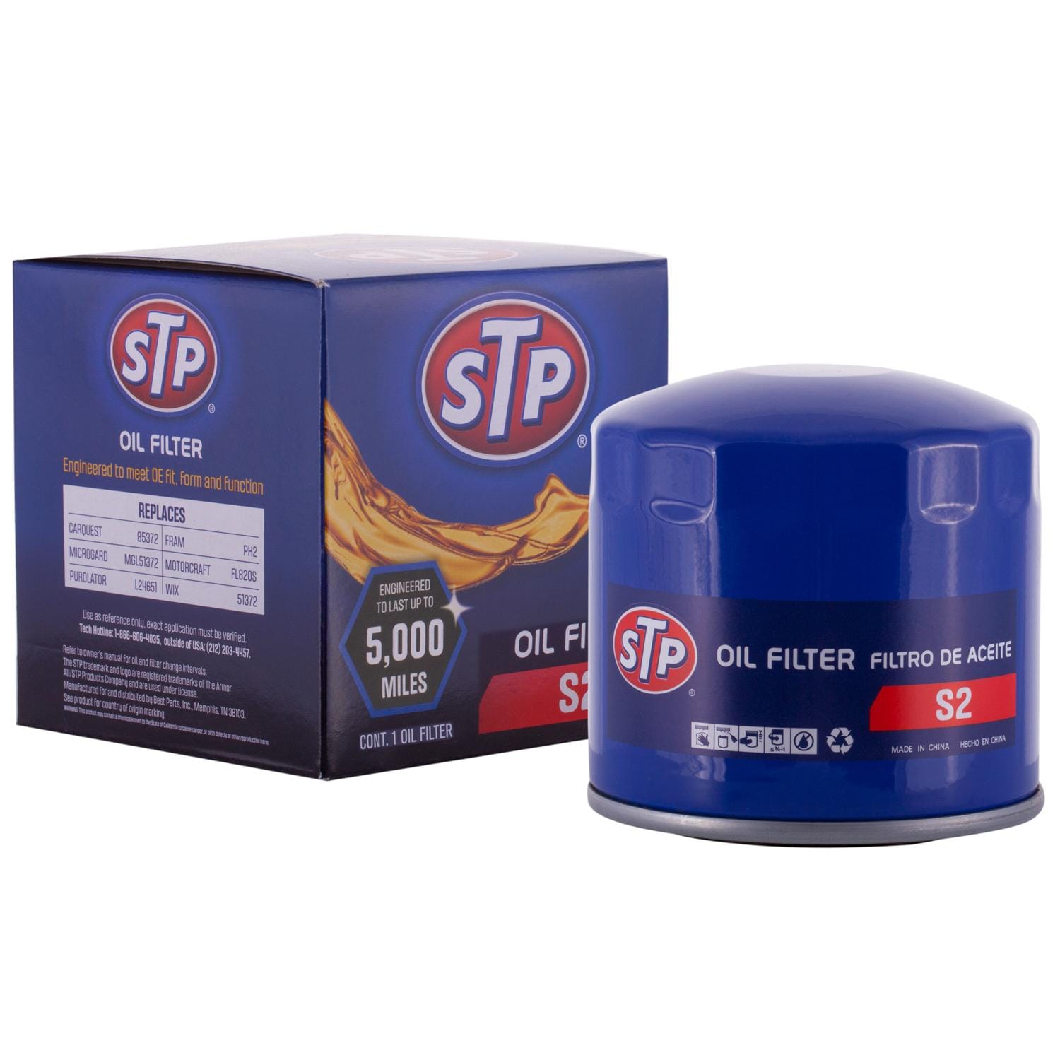STP Extended Life Engine Oil Filter S2 for Suzuki Grand Vitara