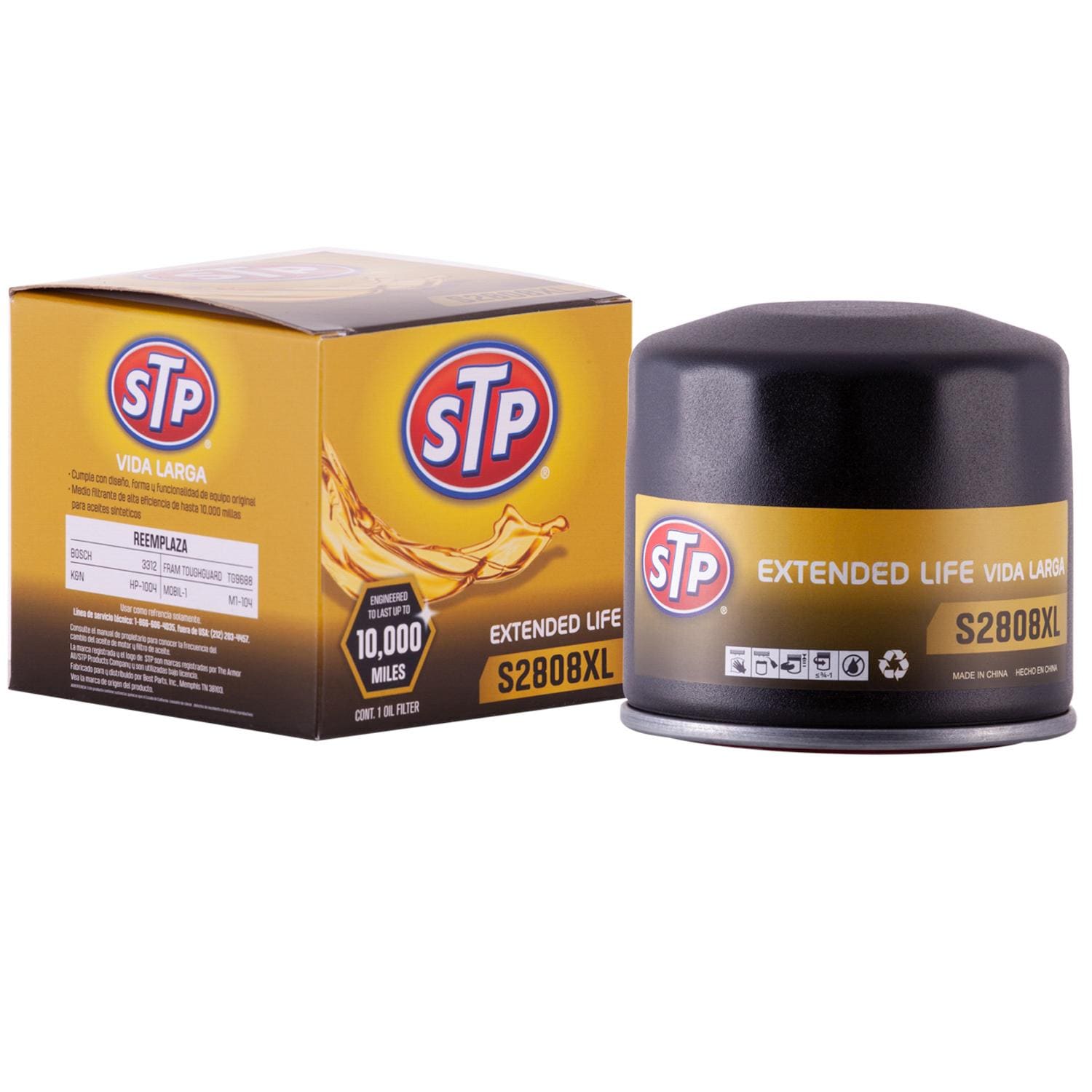 STP Extended Life Engine Oil Filter S2808XL for Chevrolet Equinox