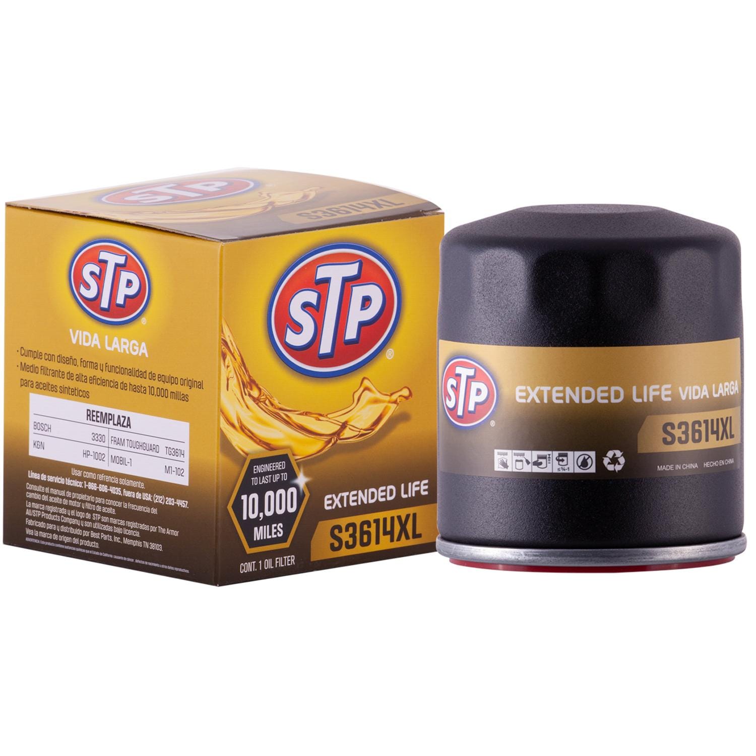 STP Extended Life Engine Oil Filter S3614XL for Chevrolet Equinox
