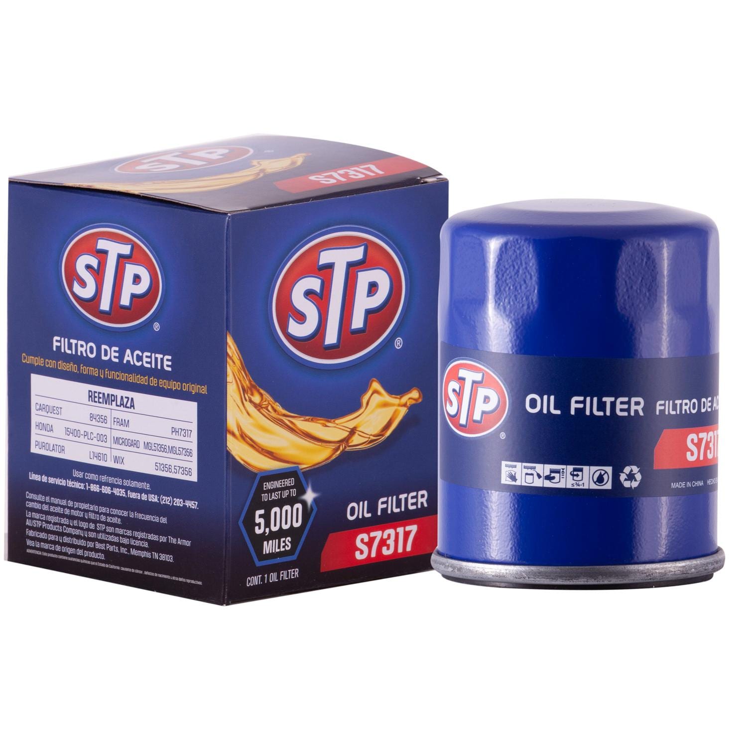STP Canister Engine Oil Filter S7317 for Cadillac Escalade