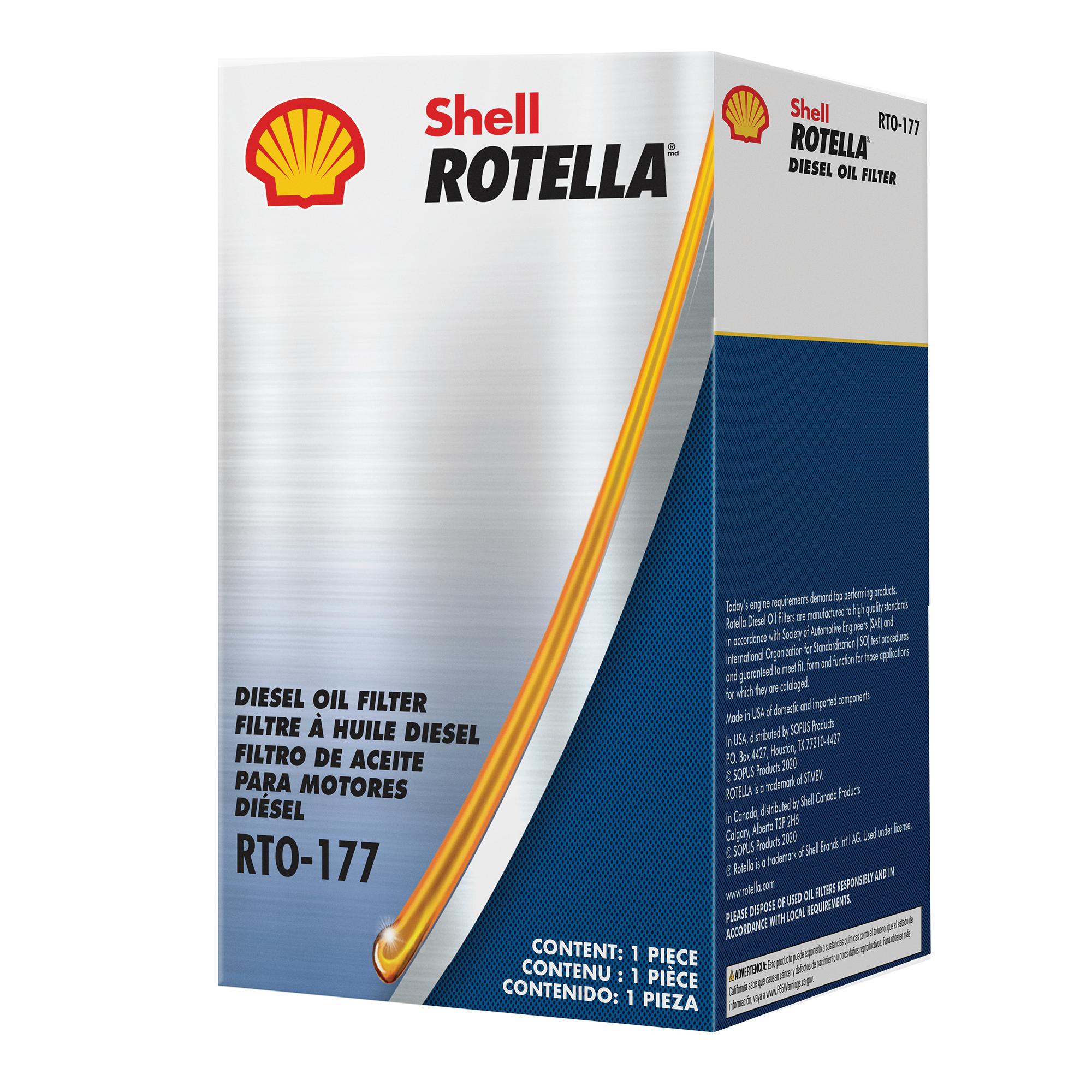 Shell ROTELLA Engine Oil Filter RTO177 for Ford F-450 Super Duty