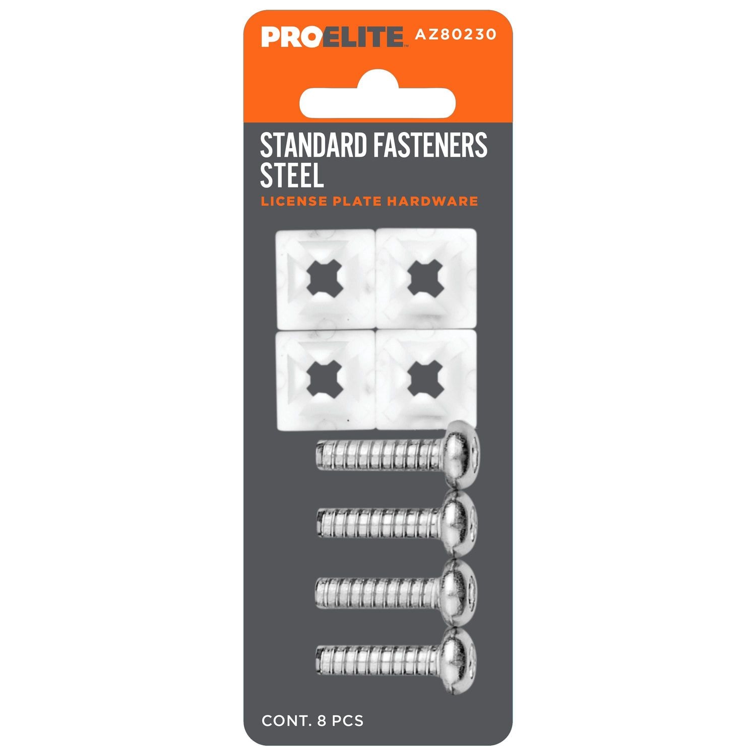ProElite Steel License Plate Fasteners | AutoZone