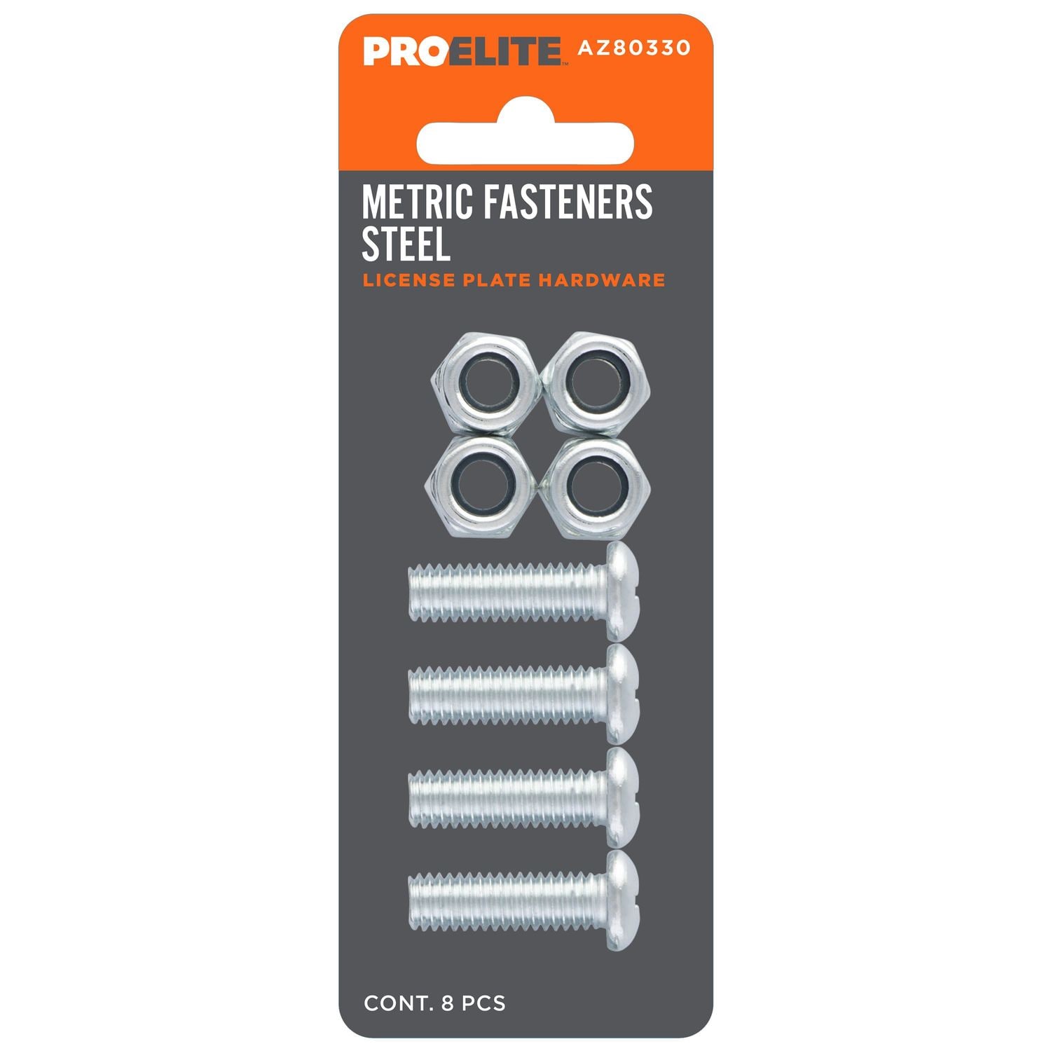 ProElite Steel Metric License Plate Fasteners | AutoZone