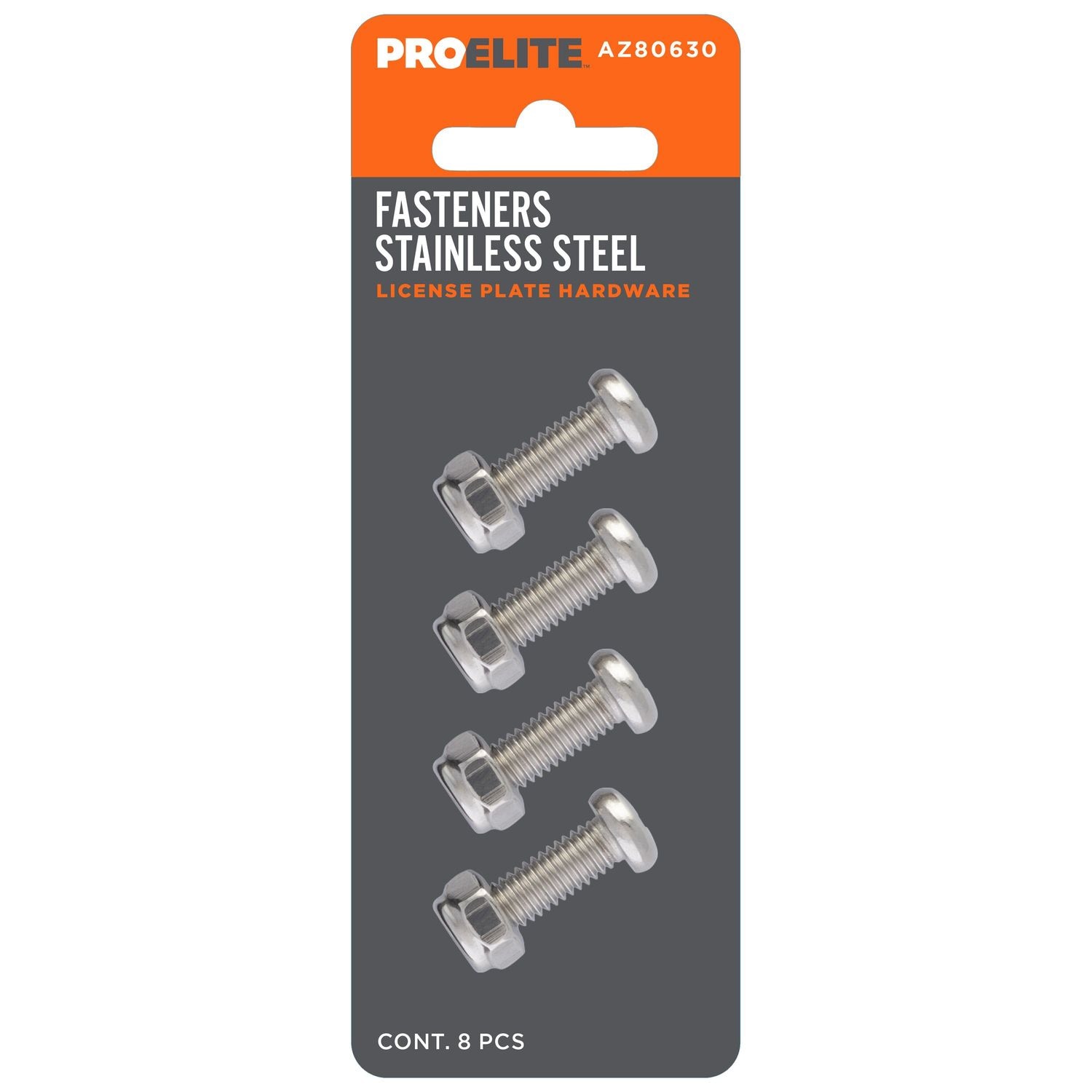 ProElite Stainless Steel License Plate Fasteners | AutoZone
