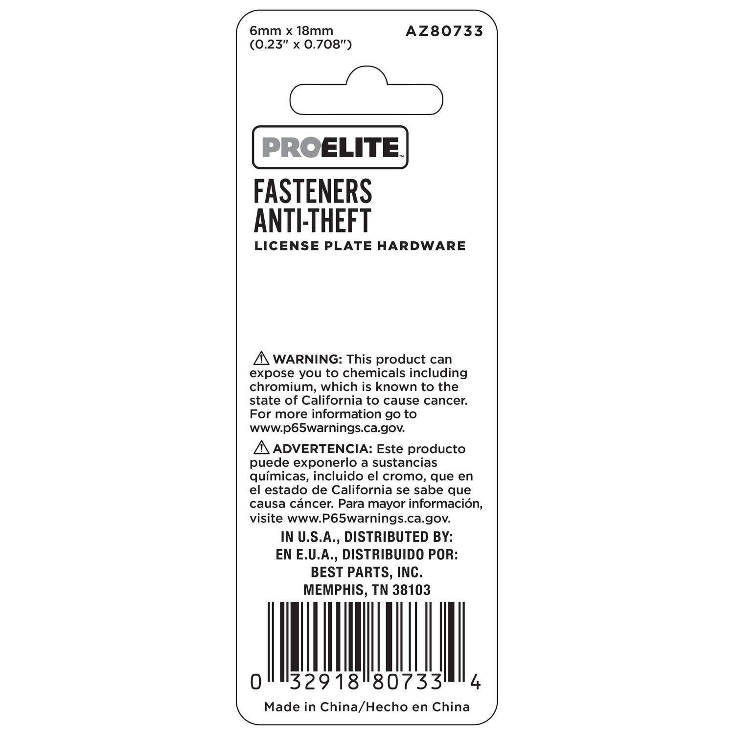 ProElite Anti-Theft License Plate Fasteners Reviews