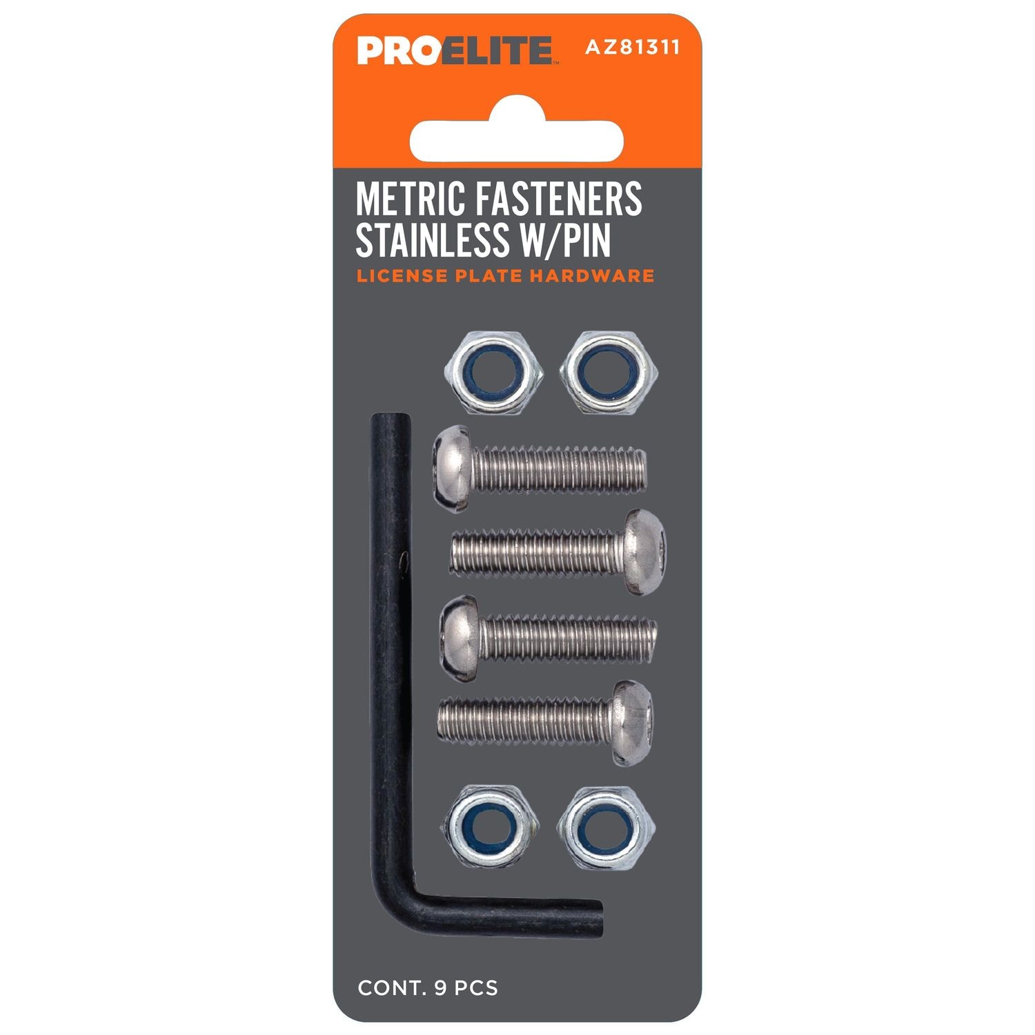 ProElite Metal Anti-Theft License Plate Fasteners | AutoZone