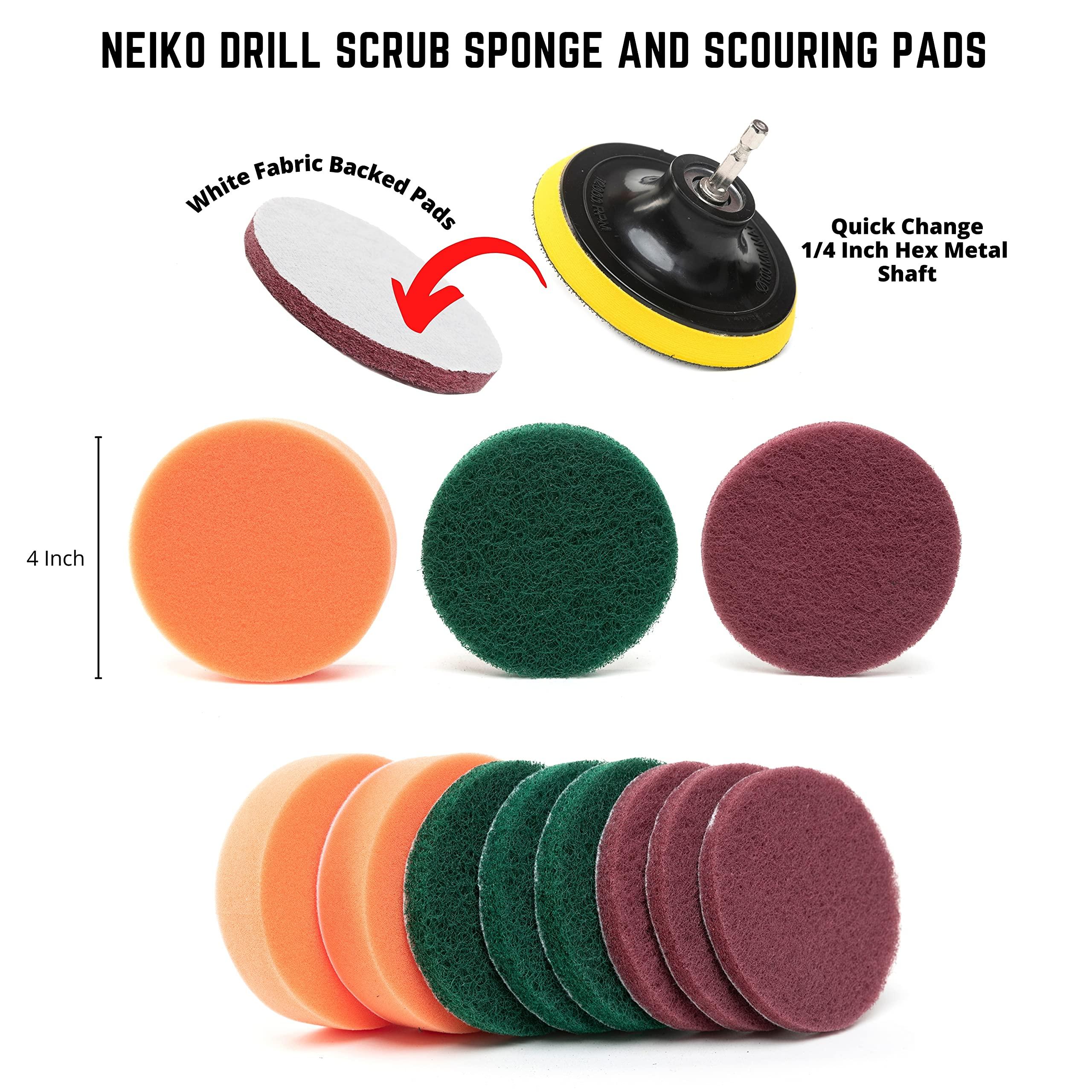 NEIKO Polish, Buffer and Clean for Car Detailing Drill Brush