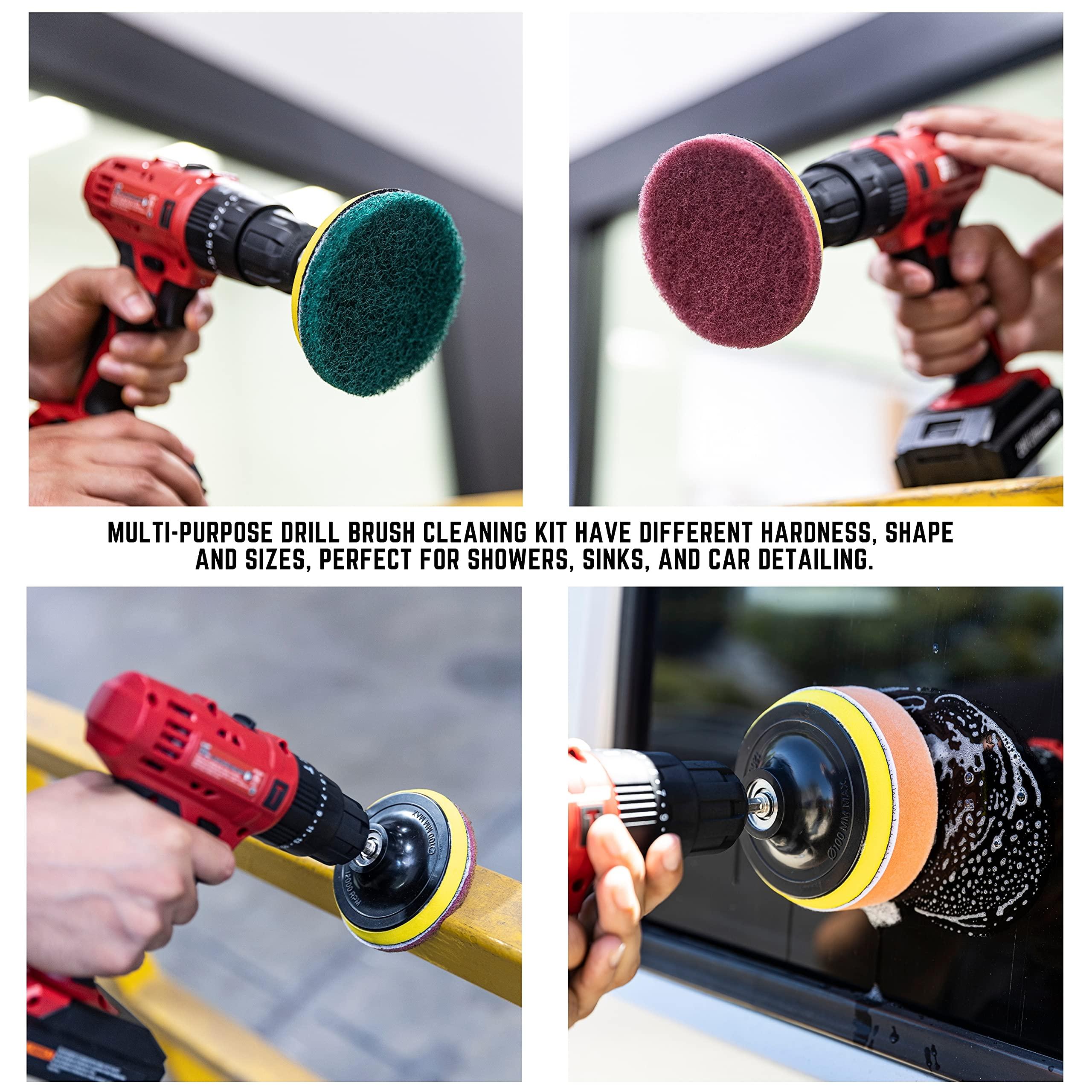 NEIKO Polish, Buffer and Clean for Car Detailing Drill Brush