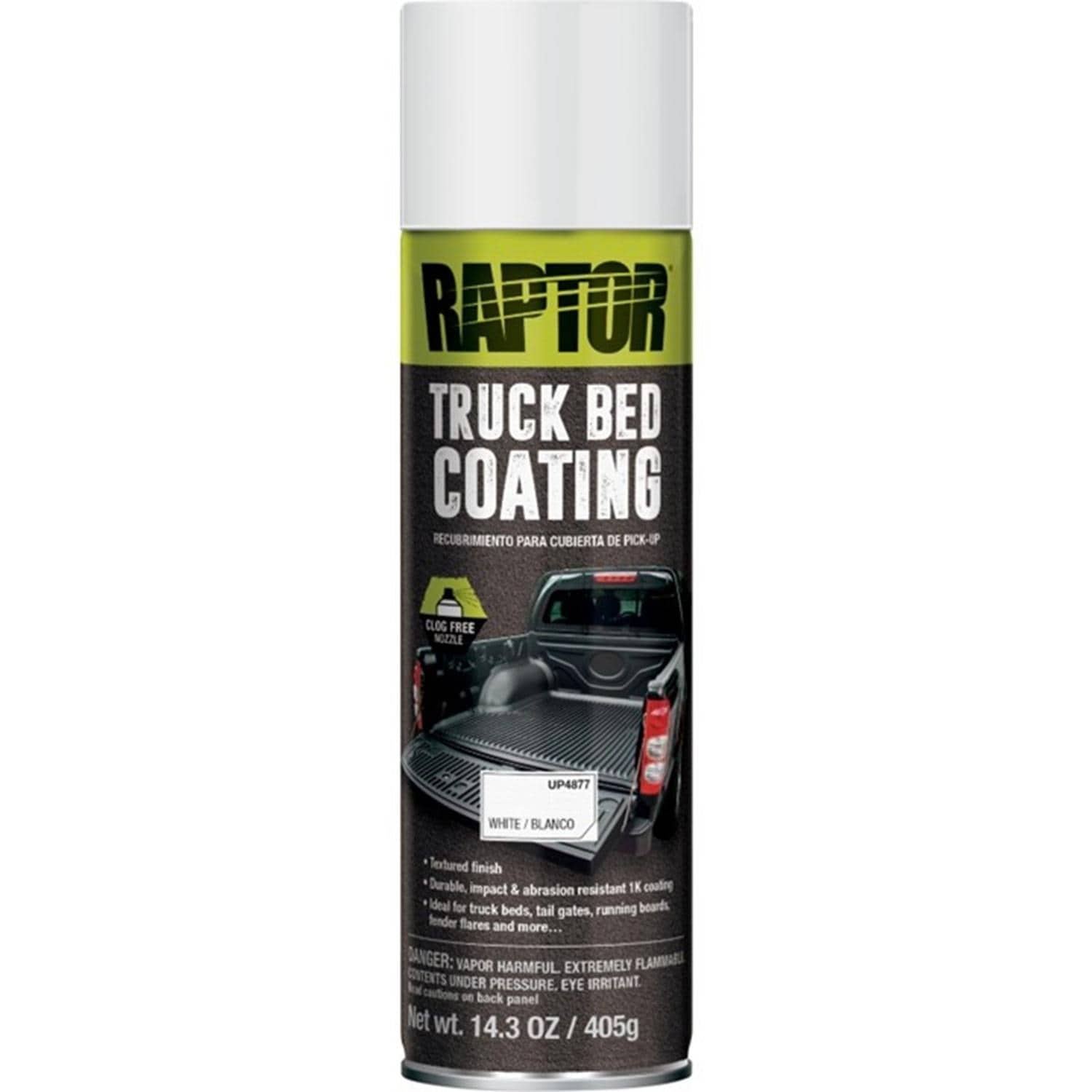 Raptor Bed Liner White Truck Bed Coating for GMC