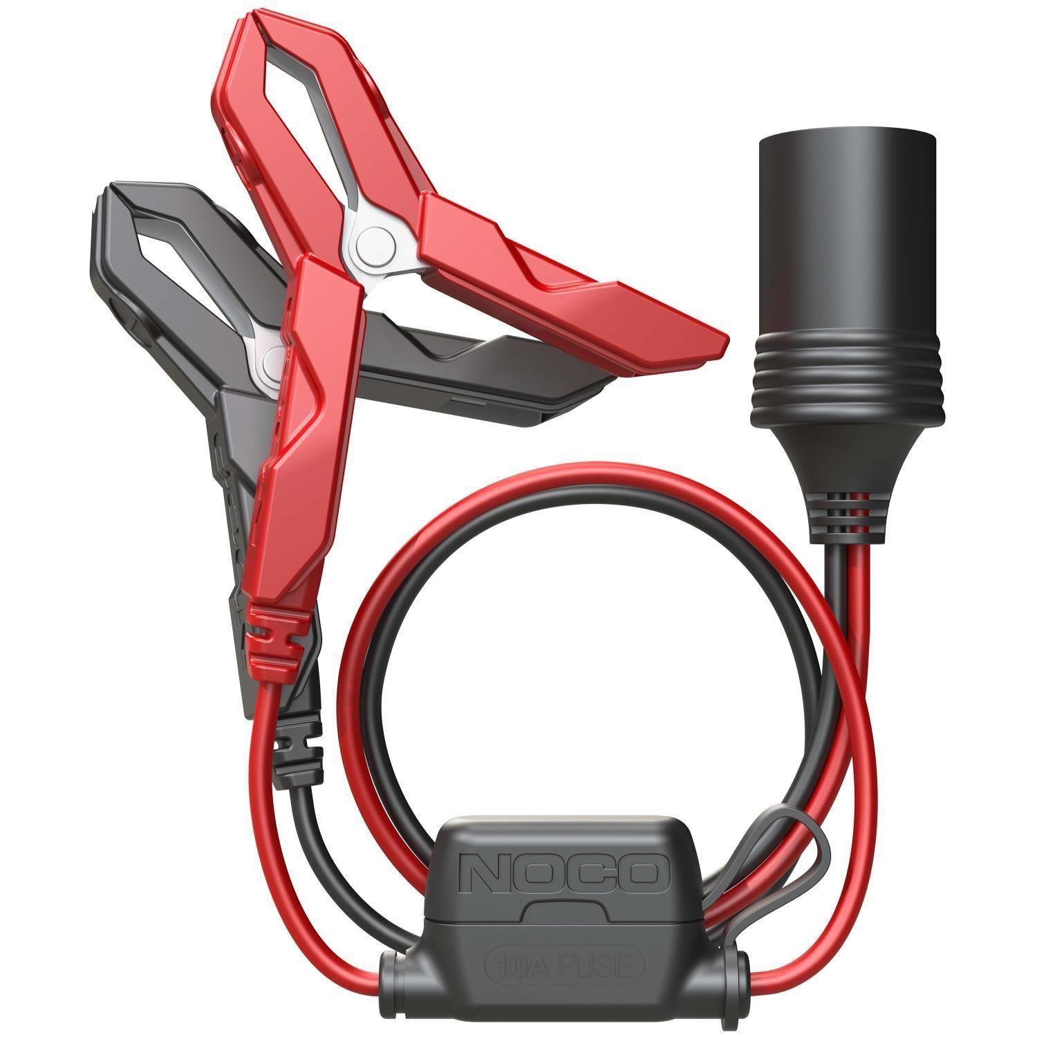 NOCO GC017 12V Adapter Plug with Battery ClAmps | AutoZone