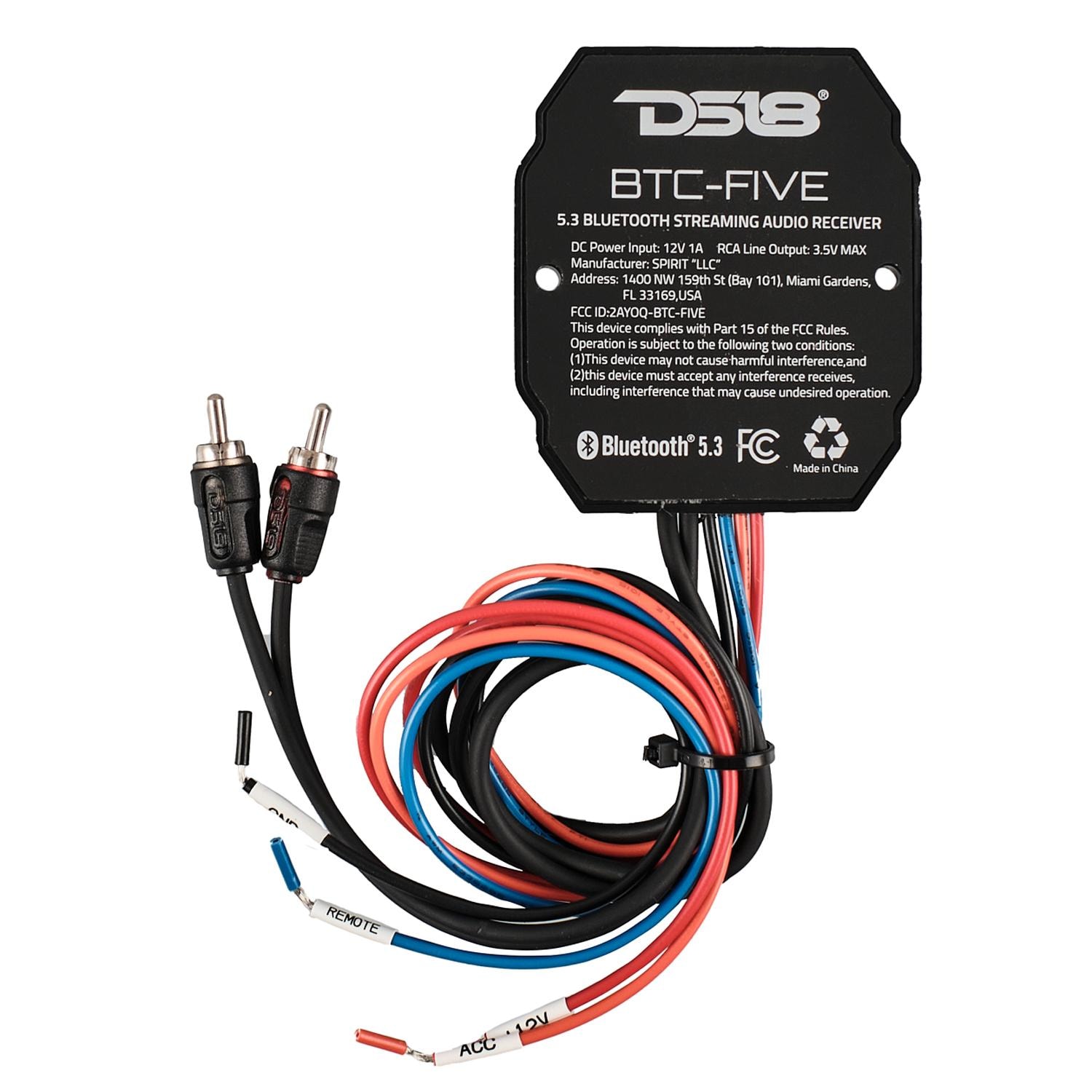 DS18 Bluetooth Receiver BTC-FIVE | AutoZone