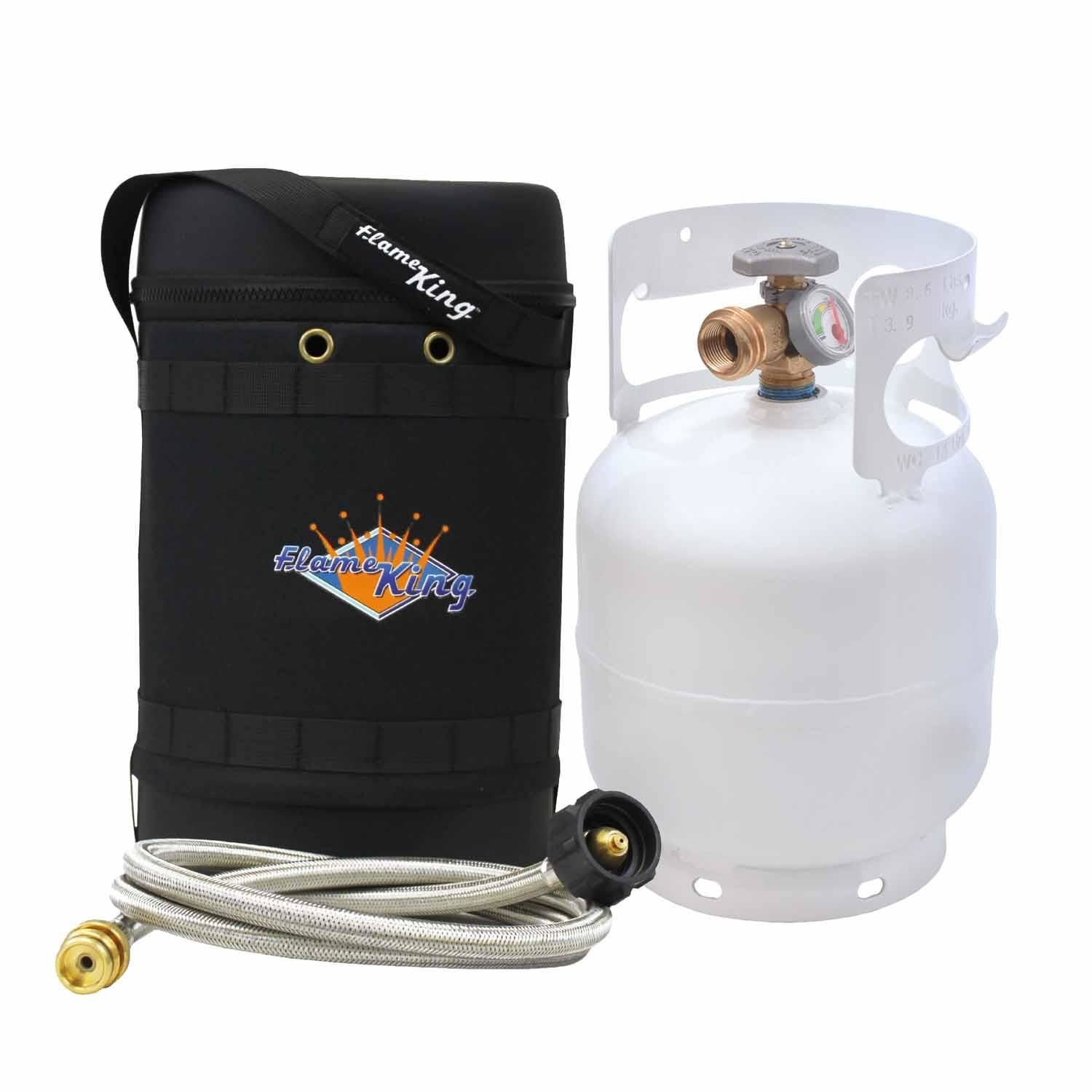 FLAME KING Liquid Propane Gas (LPG) Fuel Tank GH5-SSH-5LBG | AutoZone