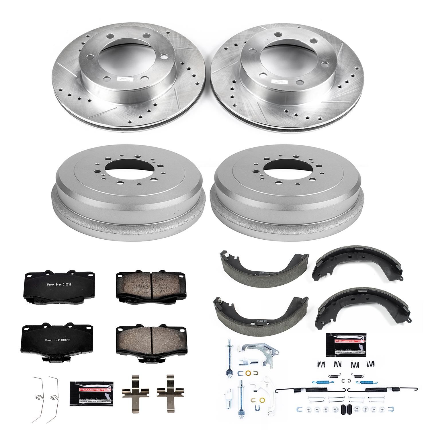 PowerStop Disc Brake Pad and Rotor / Drum Brake Shoe and Drum Kit