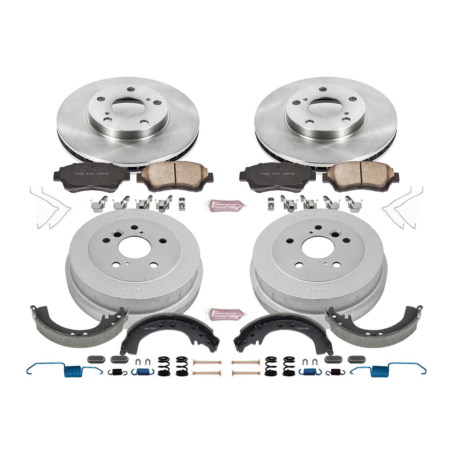 PowerStop Disc Brake Pad and Rotor / Drum Brake Shoe and Drum Kit