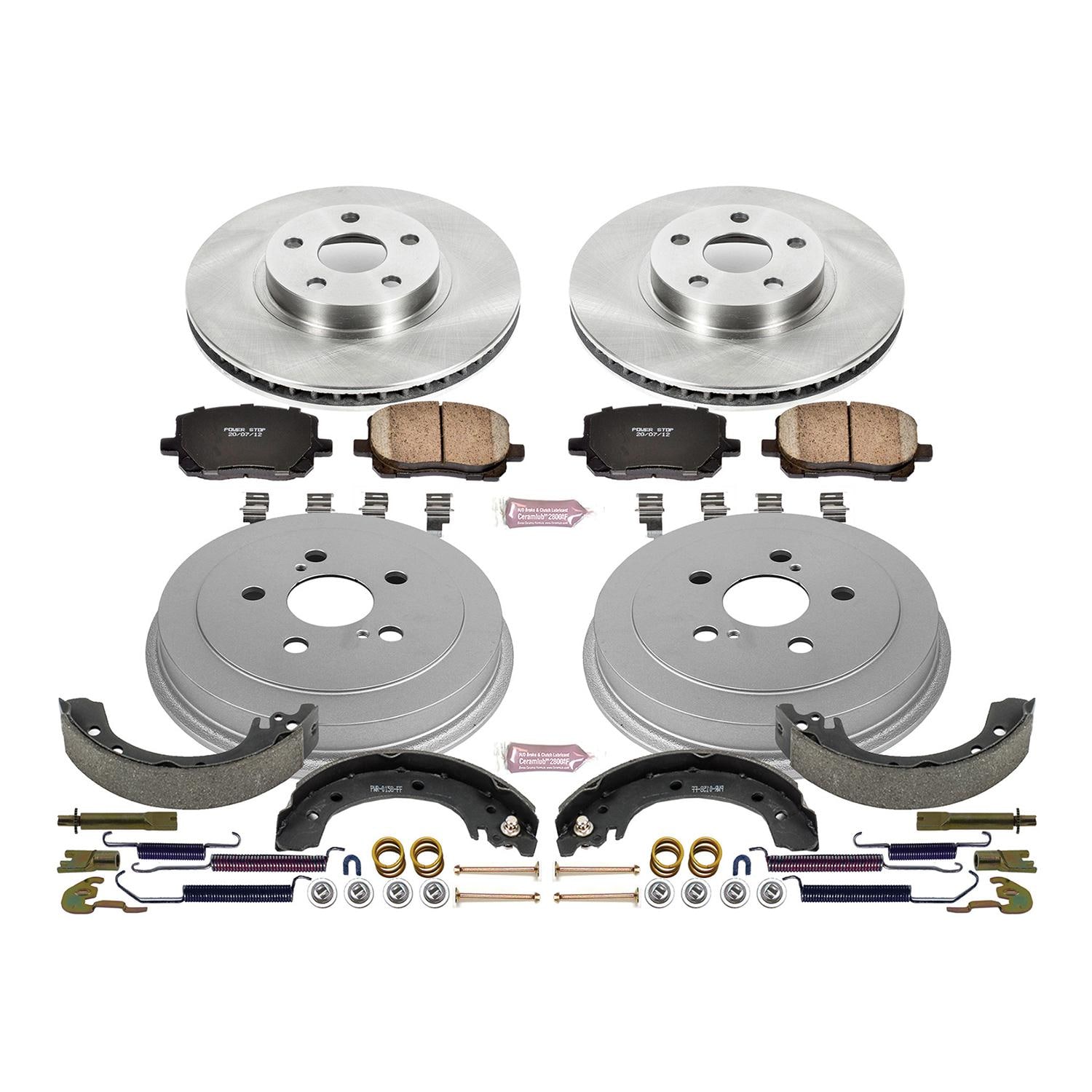 PowerStop Disc Brake Pad and Rotor / Drum Brake Shoe and Drum Kit