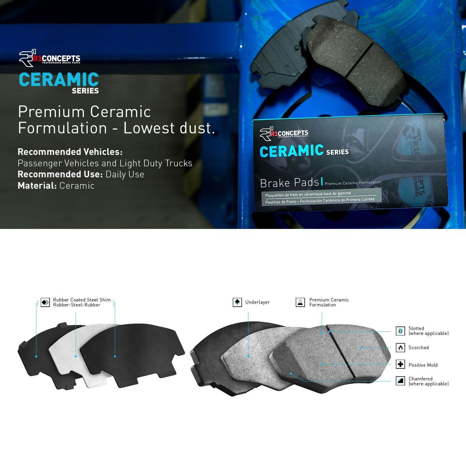 R1 Performance Brake Pads / Rotors Kit CEC.42085.02 | AutoZone