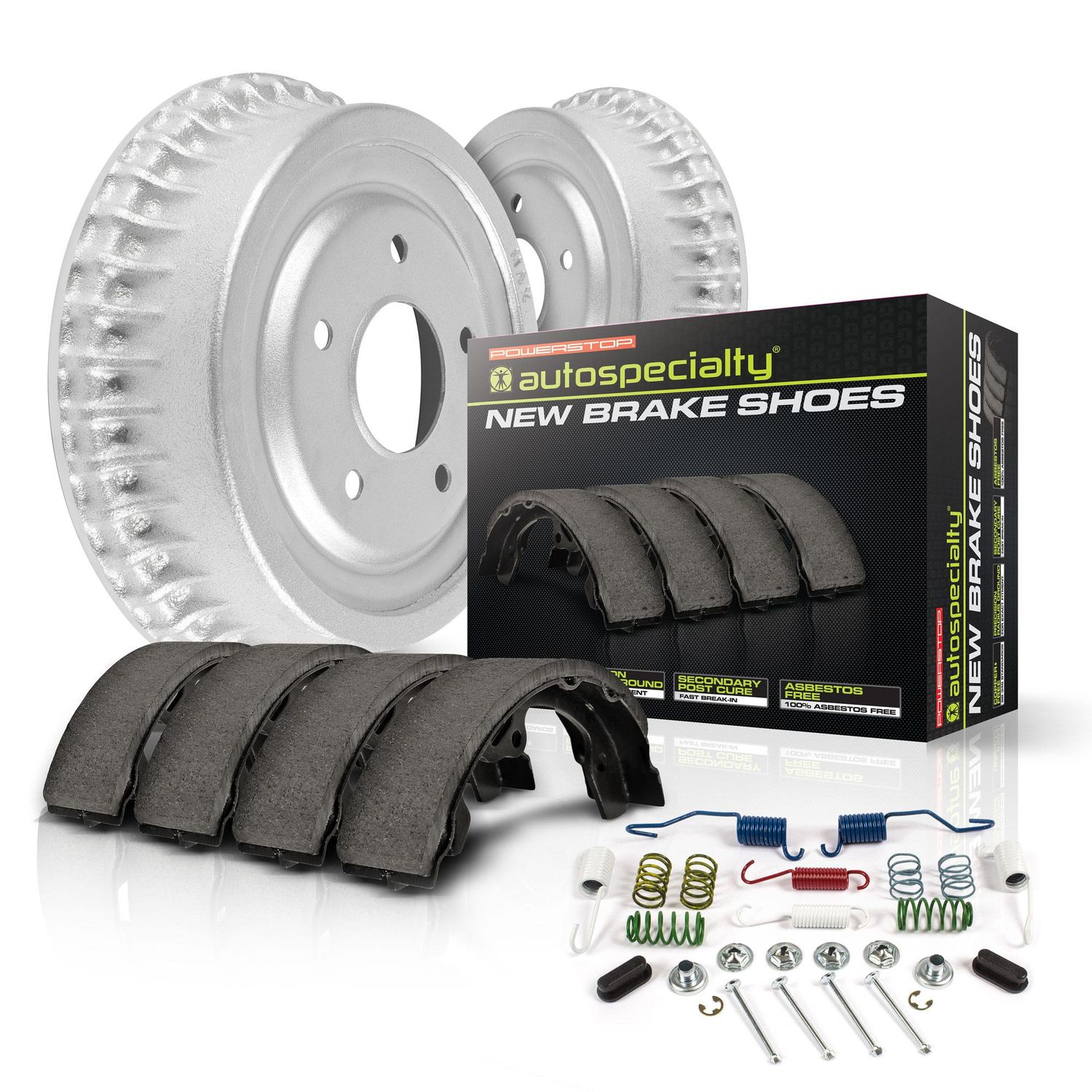 PowerStop Performance Brake Shoe and Drum Kit KOE15296DK