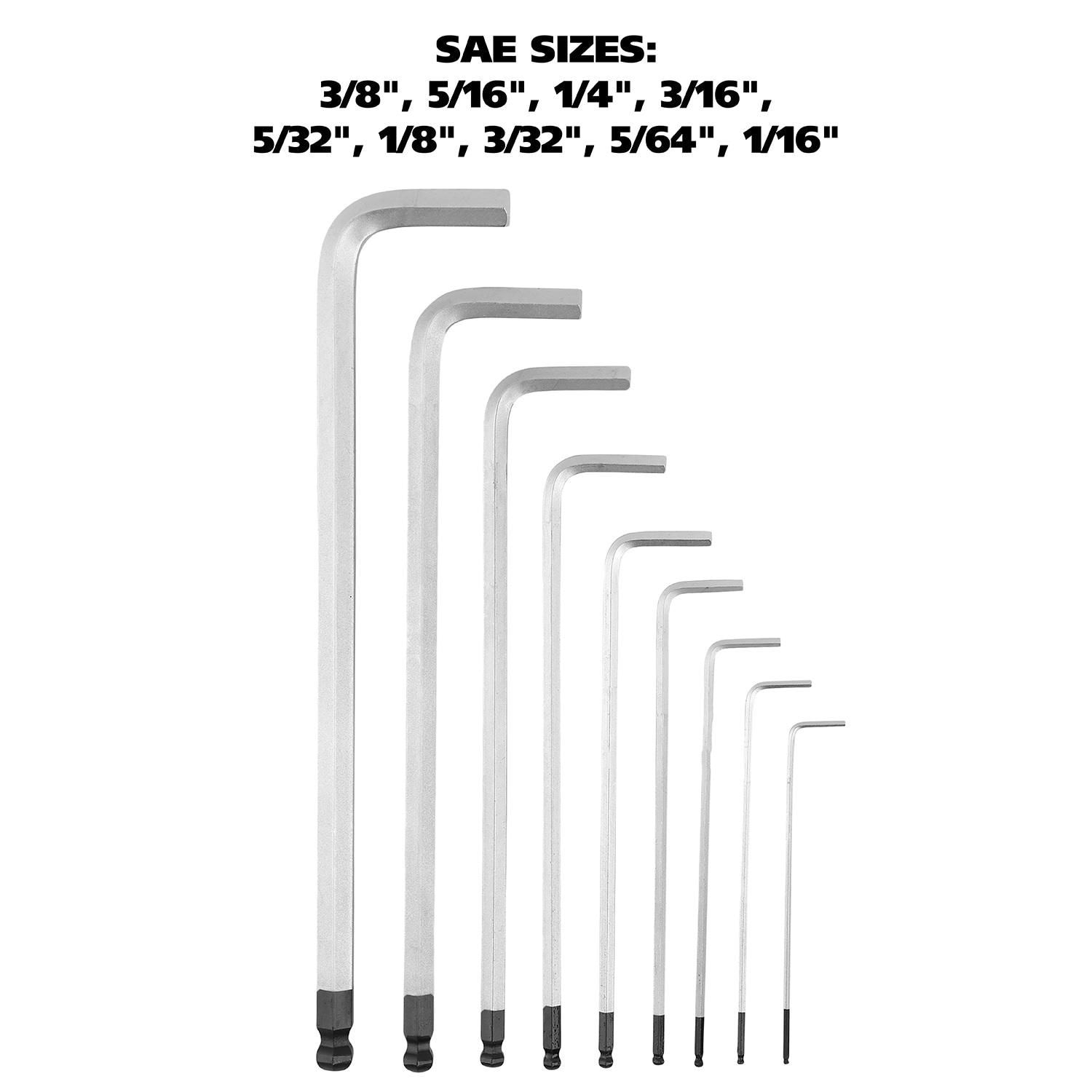Great Neck SAE 9-in-1 T Handle Hex Key Set | AutoZone