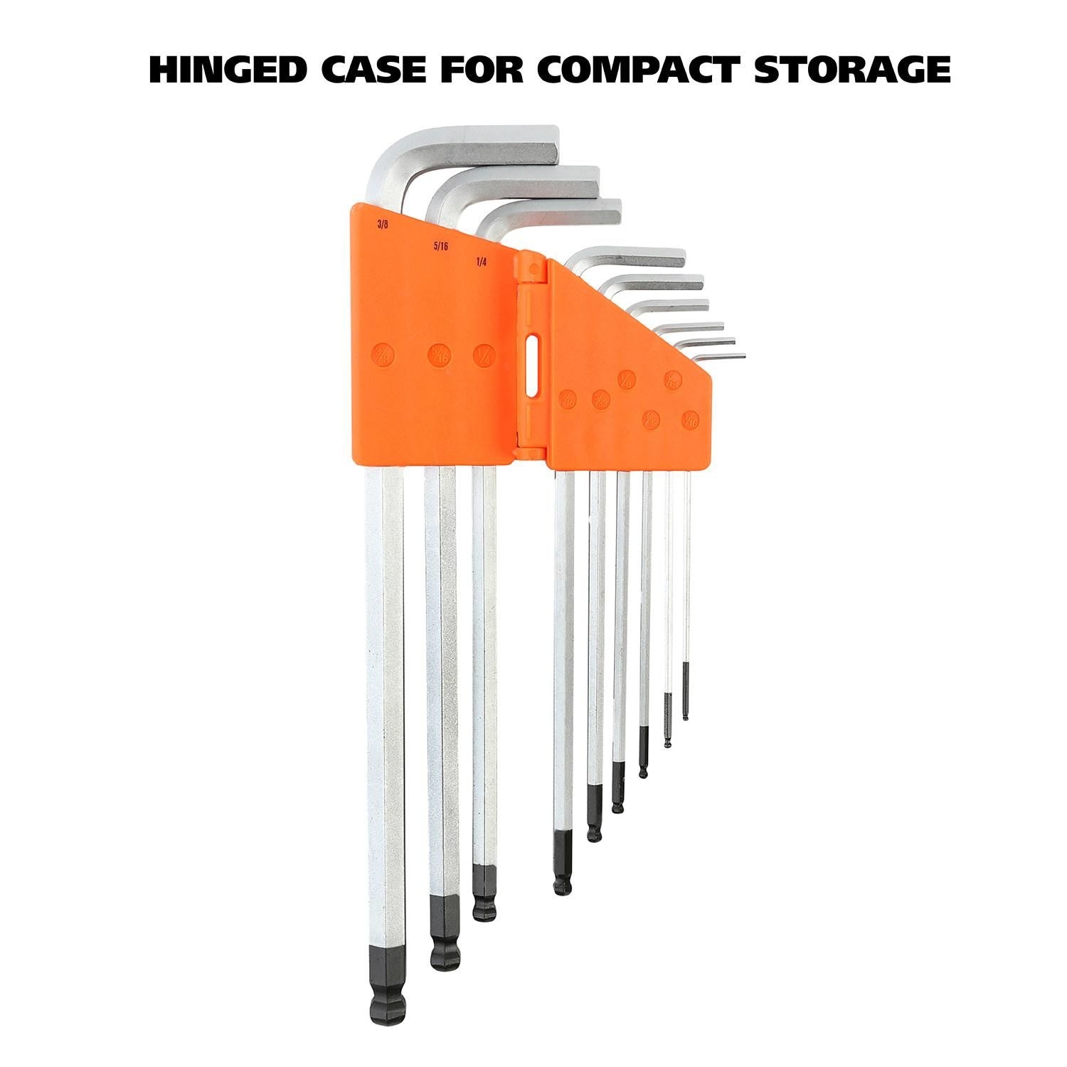 Great Neck SAE 9-in-1 T Handle Hex Key Set | AutoZone
