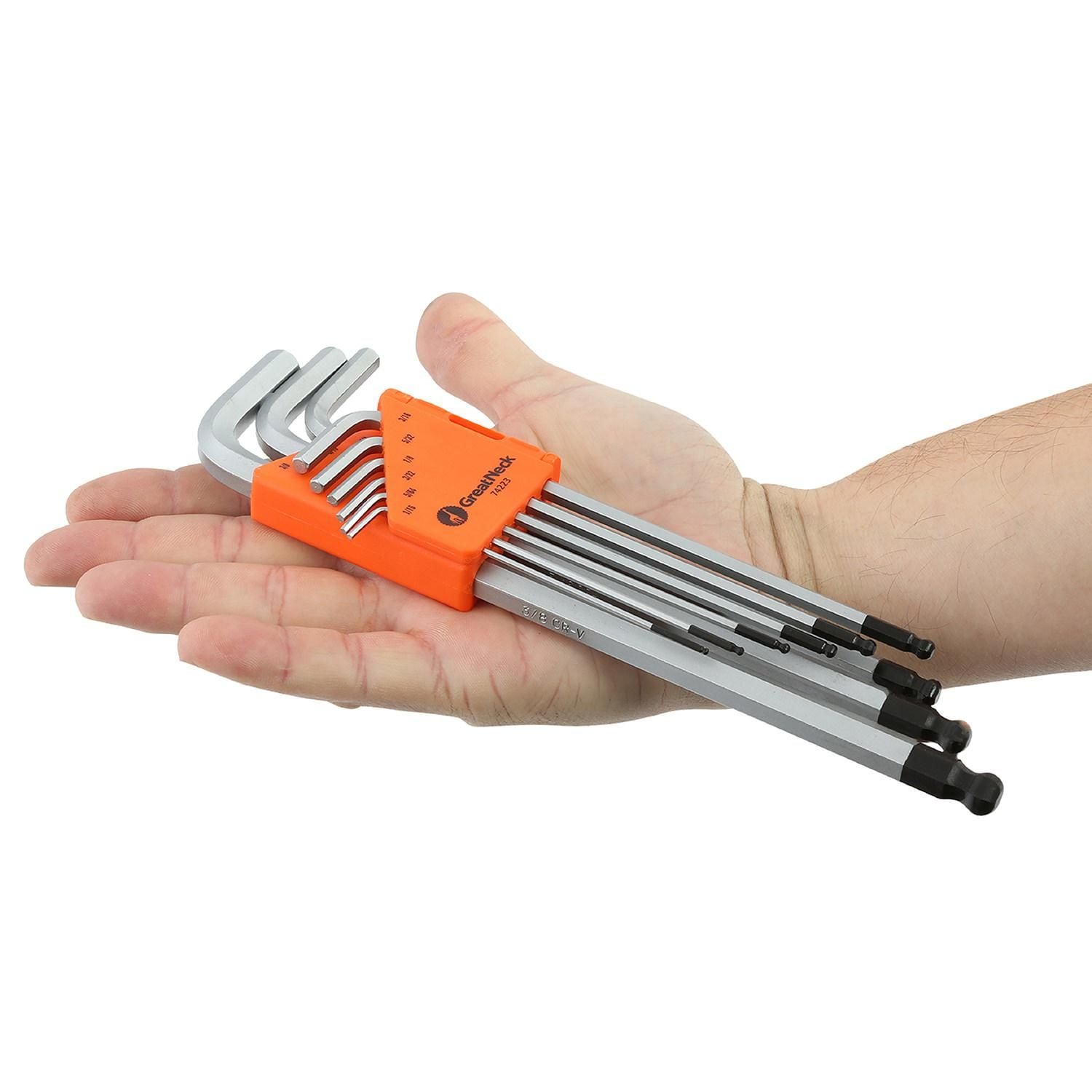 Great Neck SAE 9-in-1 T Handle Hex Key Set | AutoZone