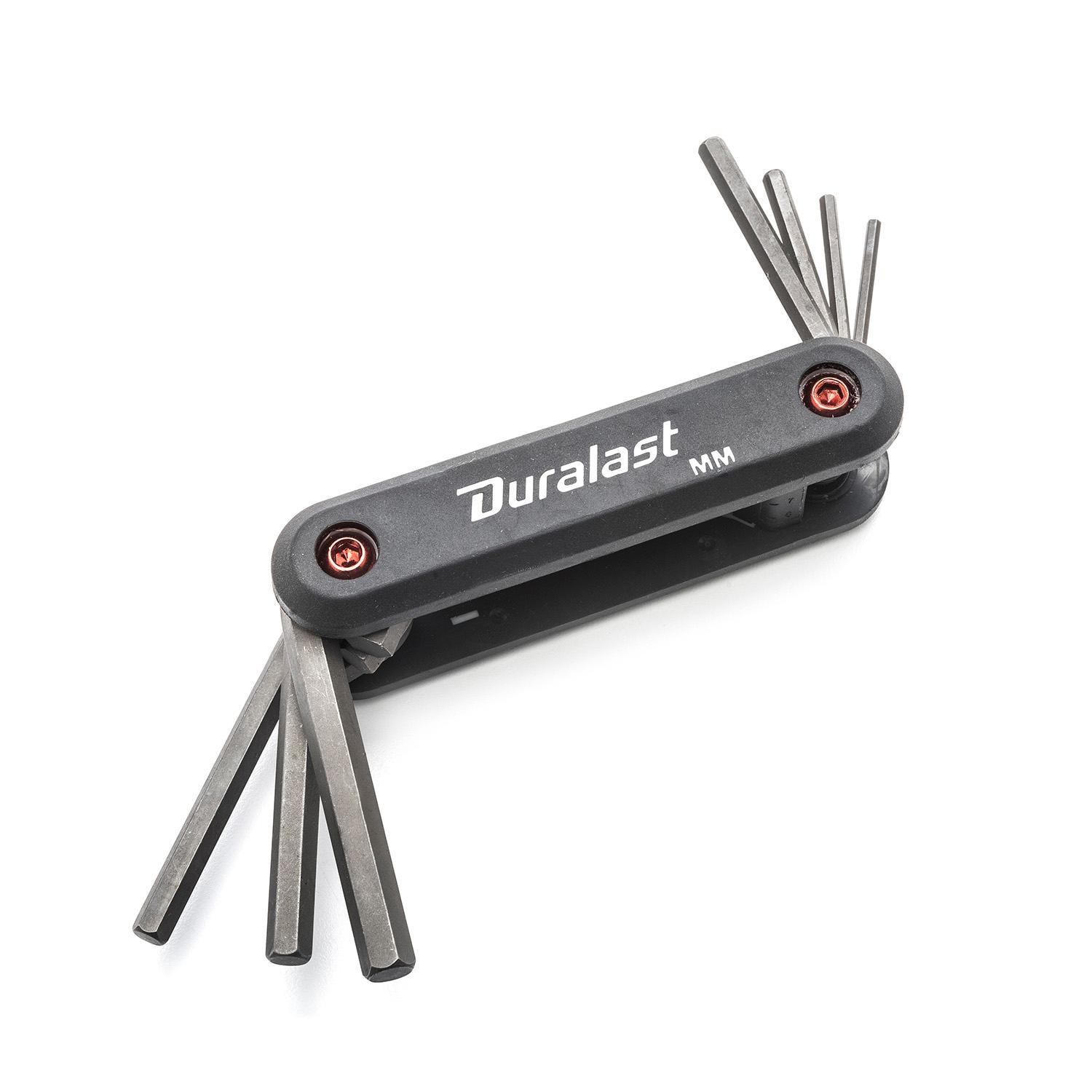 Duralast Metric Folding Hex Key Set 8 Piece | AutoZone