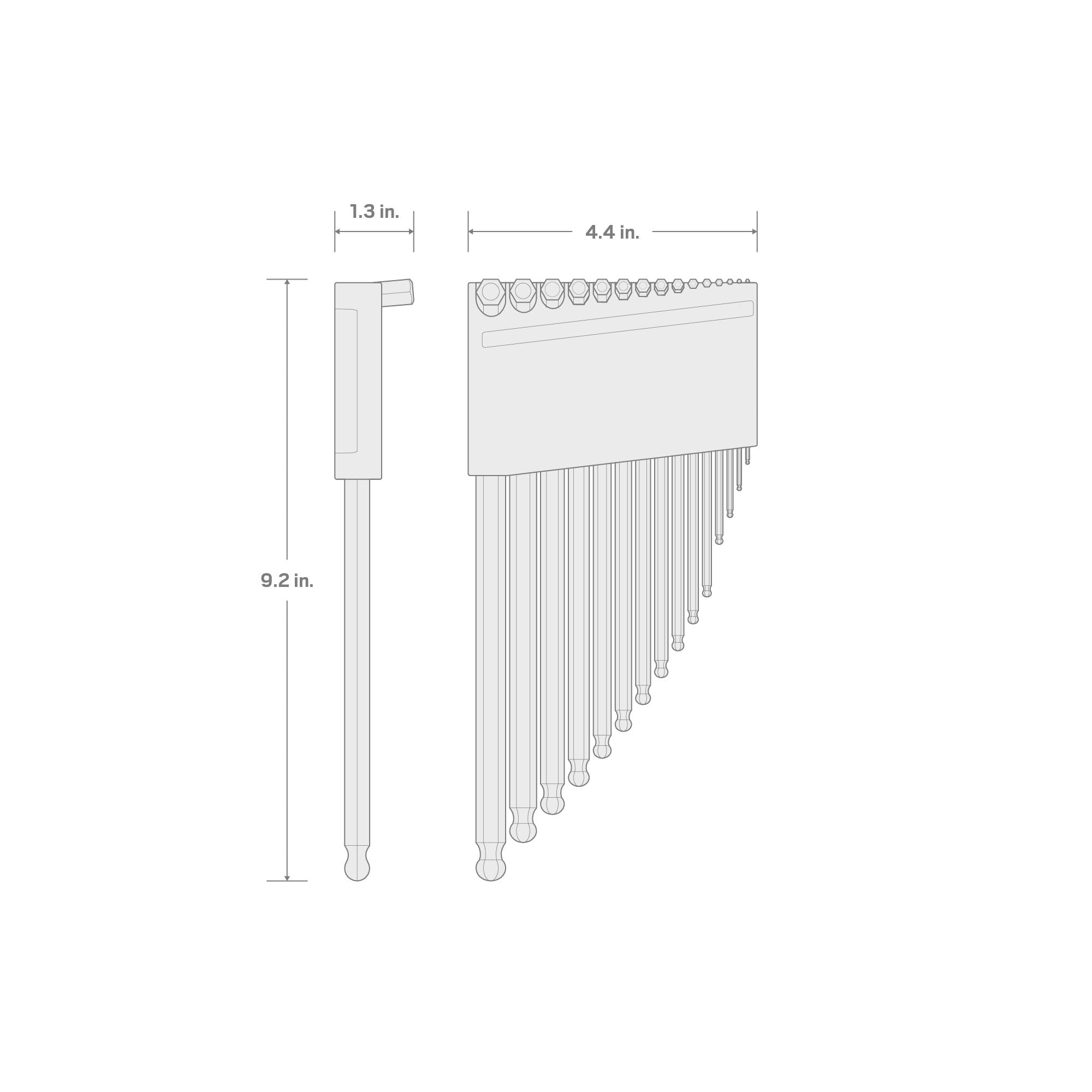 Tekton Hex Key Set KLX91213 | AutoZone