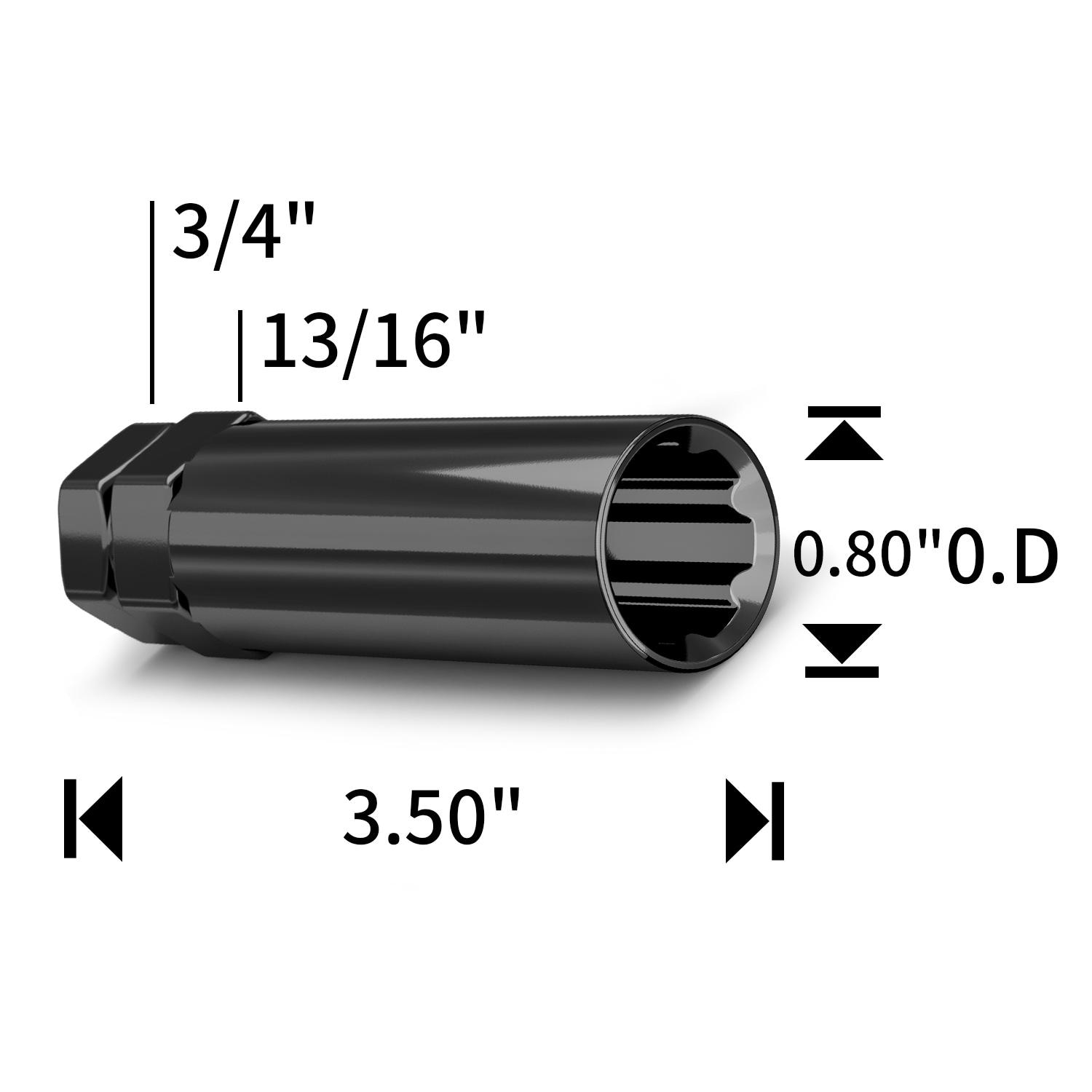 White Knight Wheel Lock Key 138001 for Land Rover