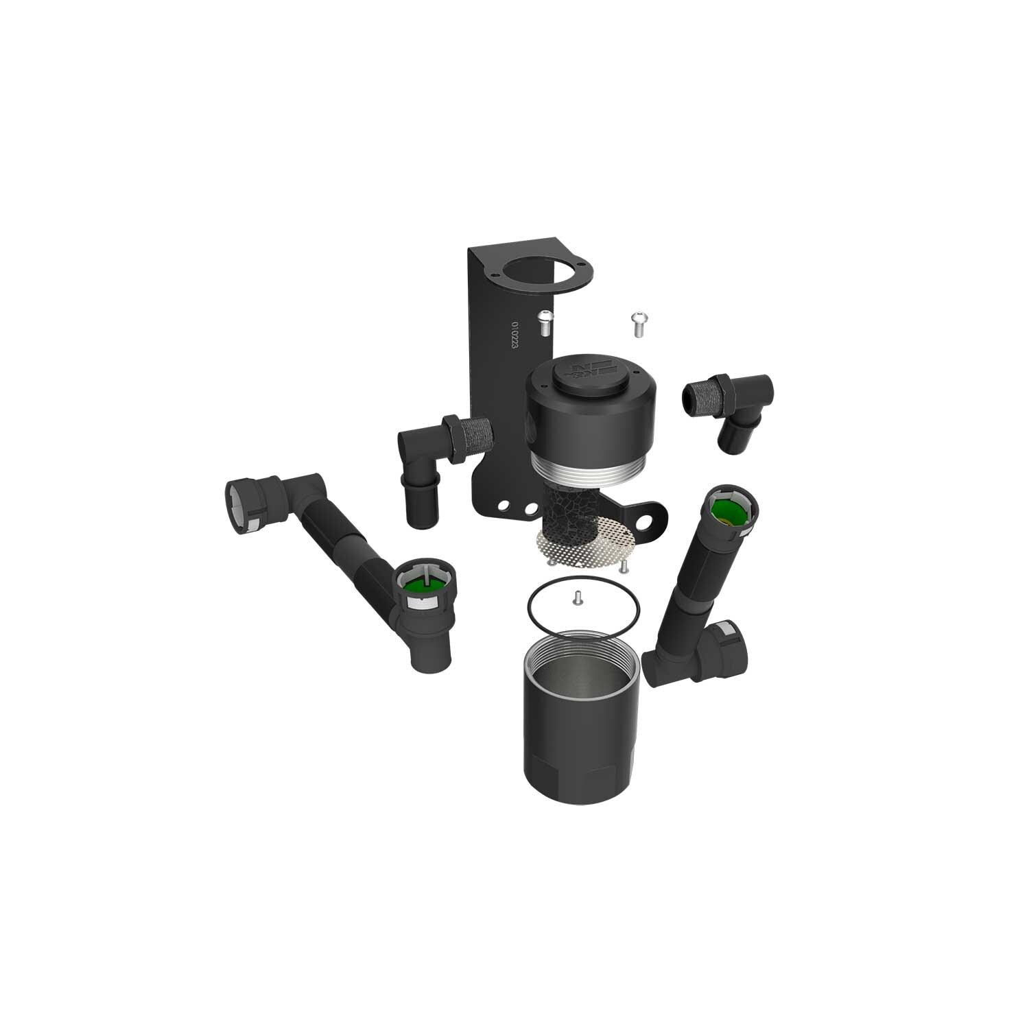 K&N Performance Engine Oil Catch Can Kit 81-0803 | AutoZone