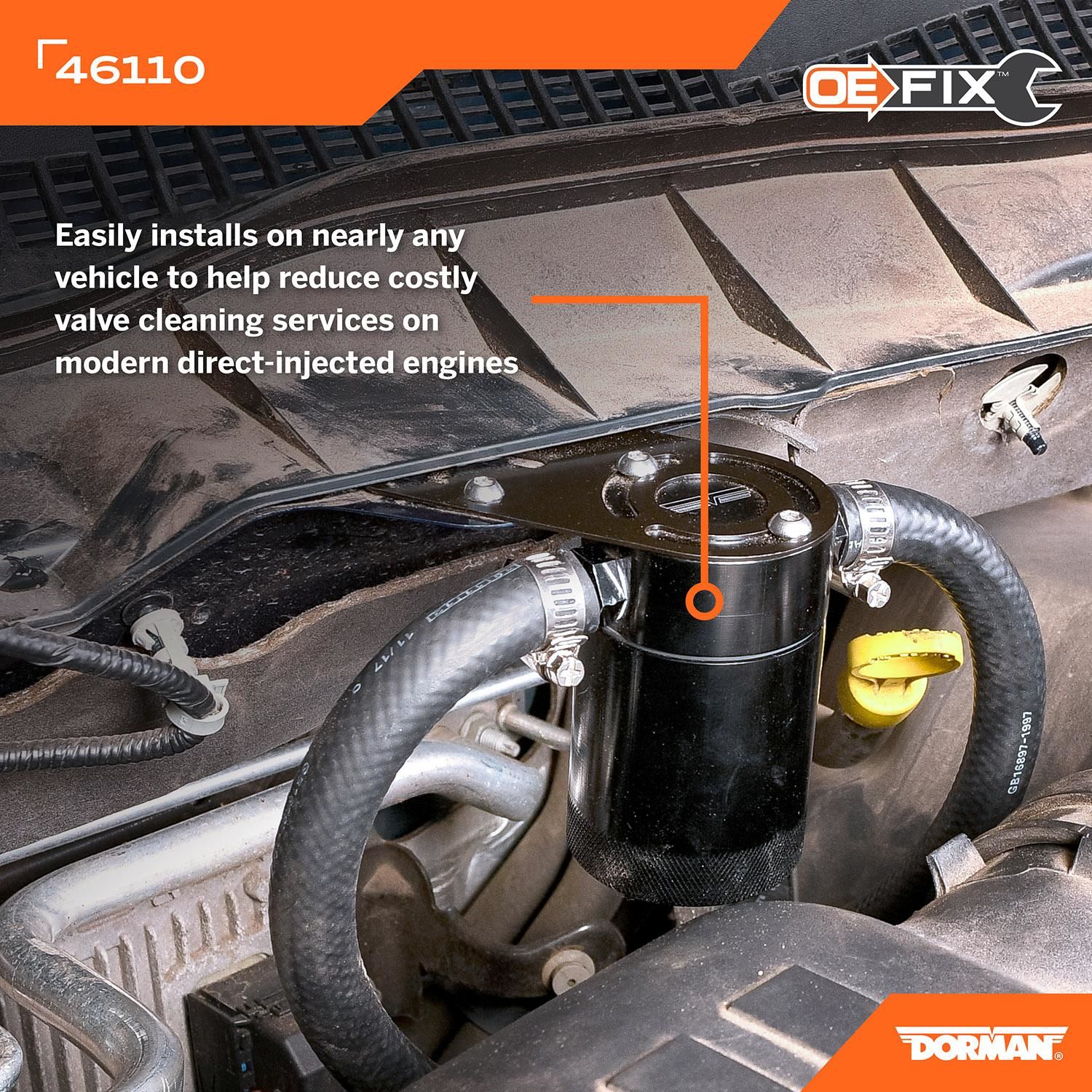 Dorman HELP Universal Oil Catch Can System