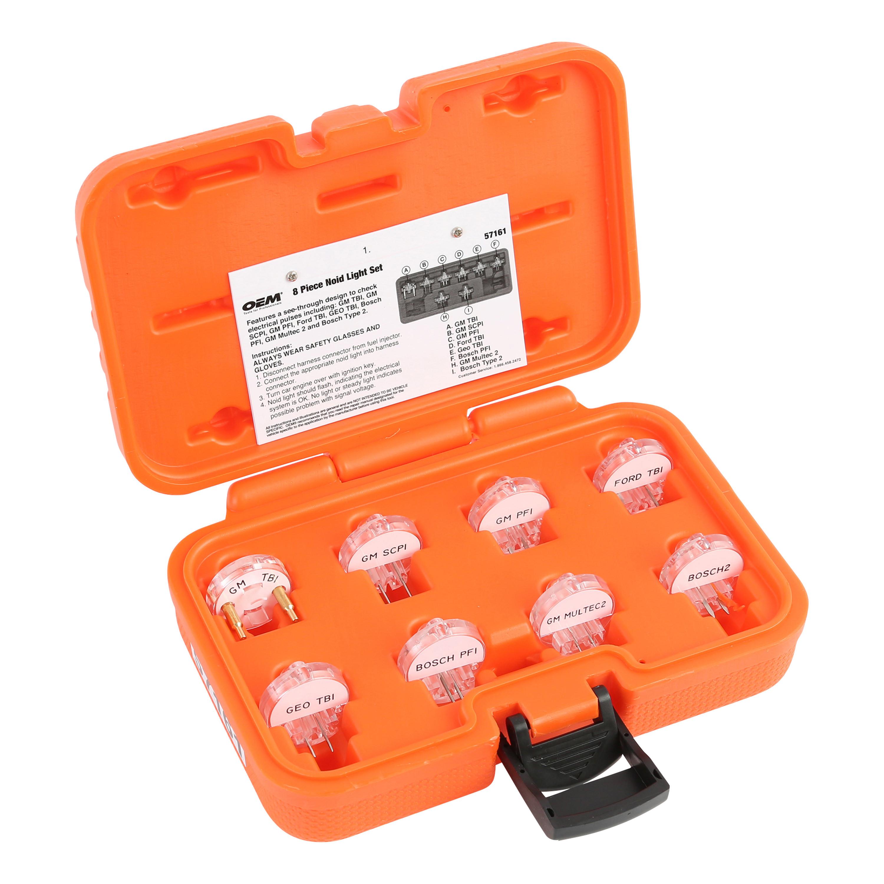 OEMTOOLS Noid Light Set Injector Pulse Tester 8 Piece | AutoZone