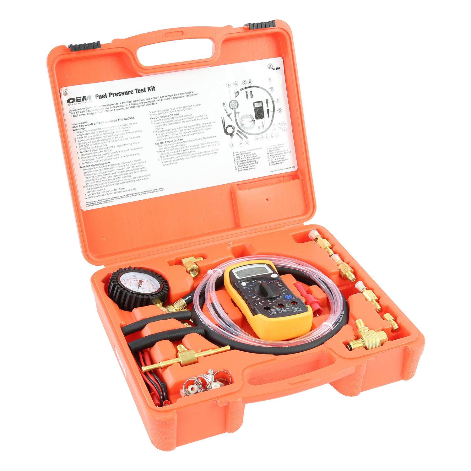 OEMTOOLS Fuel Pump Vacuum Pressure Gauge Kit 57167 Reviews