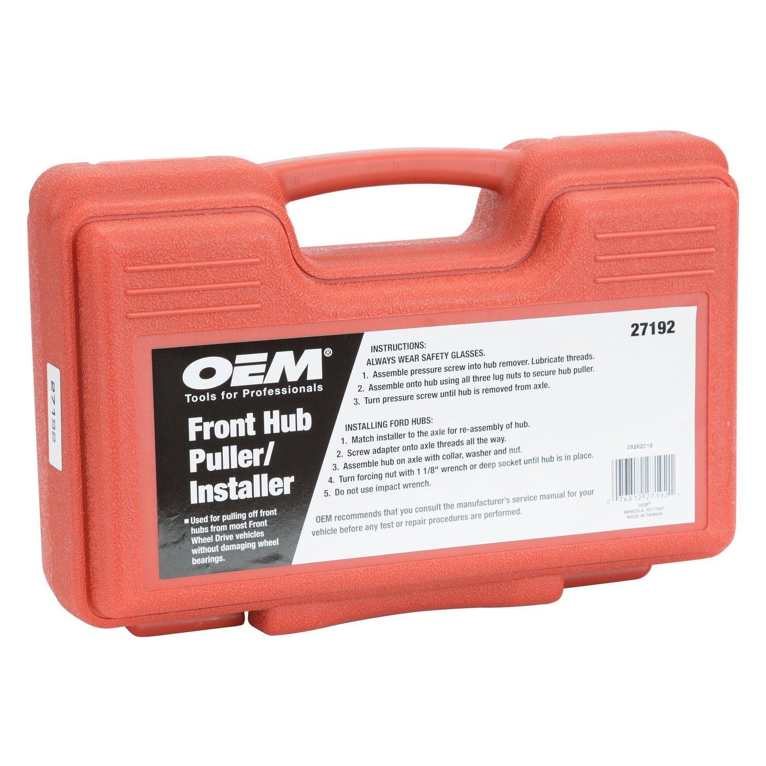OEMTOOLS A/C Compressor Clutch Pulley Puller 27192 | AutoZone