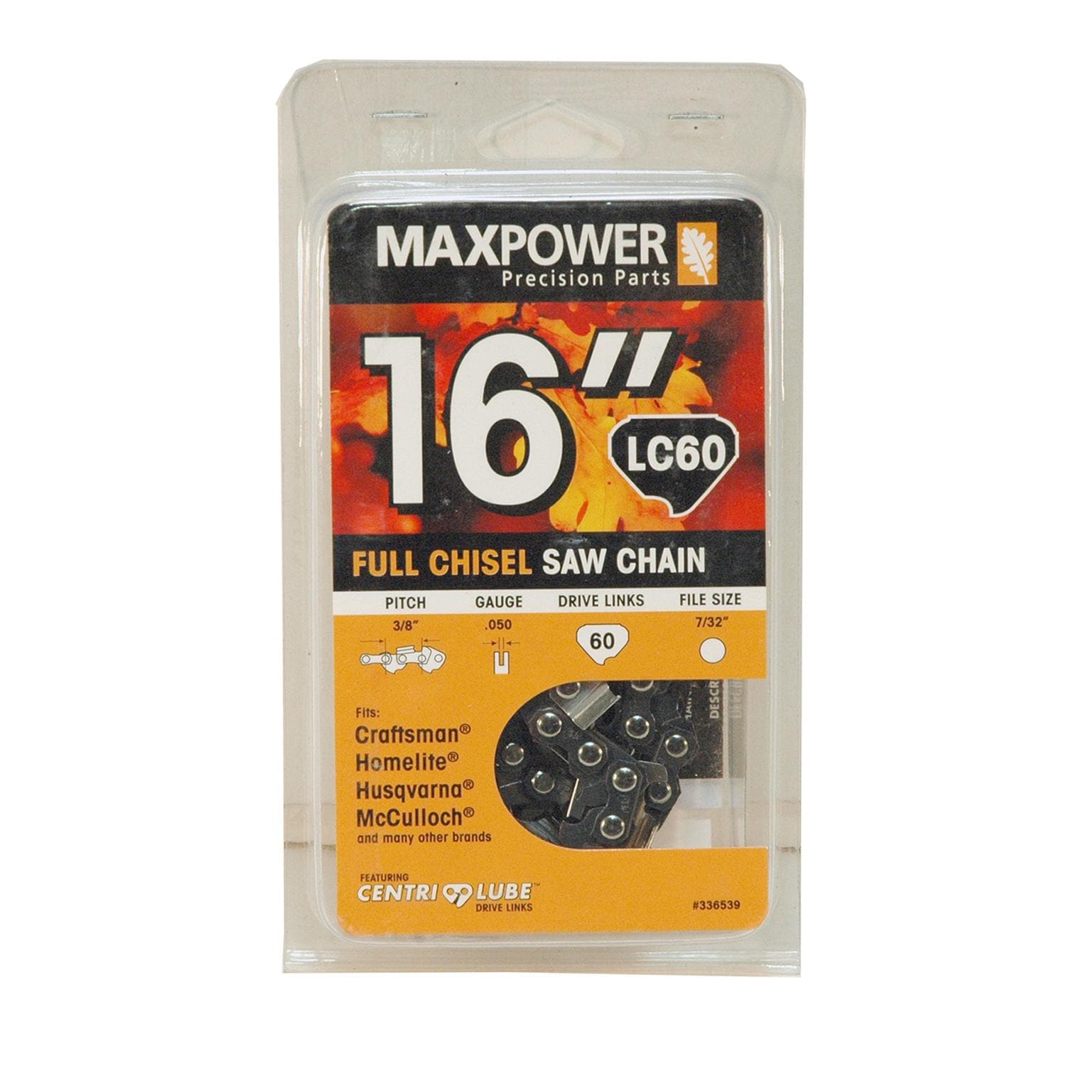 MaxPower Chainsaw Chain 336539N | AutoZone