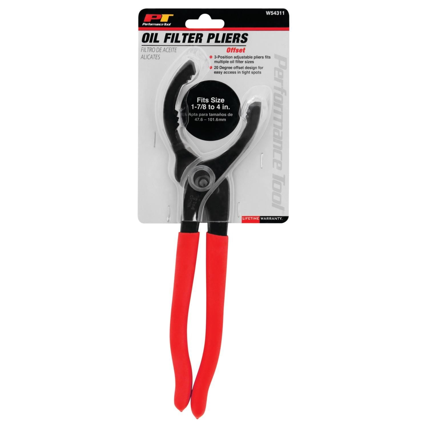 Performance Tool 2 1/2in to 4 5/8in Slip Joint Handles Oil Filter