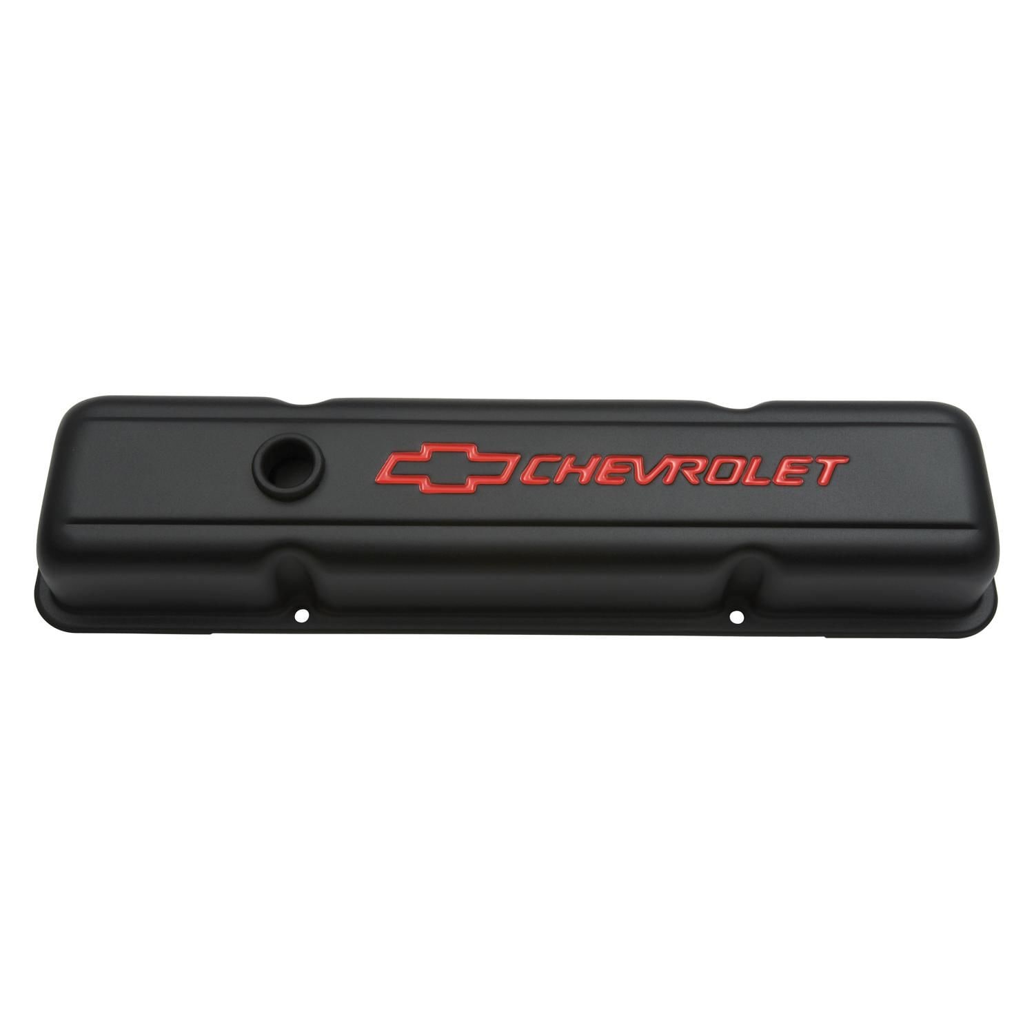 Proform 1 Pair Short with Baffle Black Crinkle Stamped Valve Cover with ...
