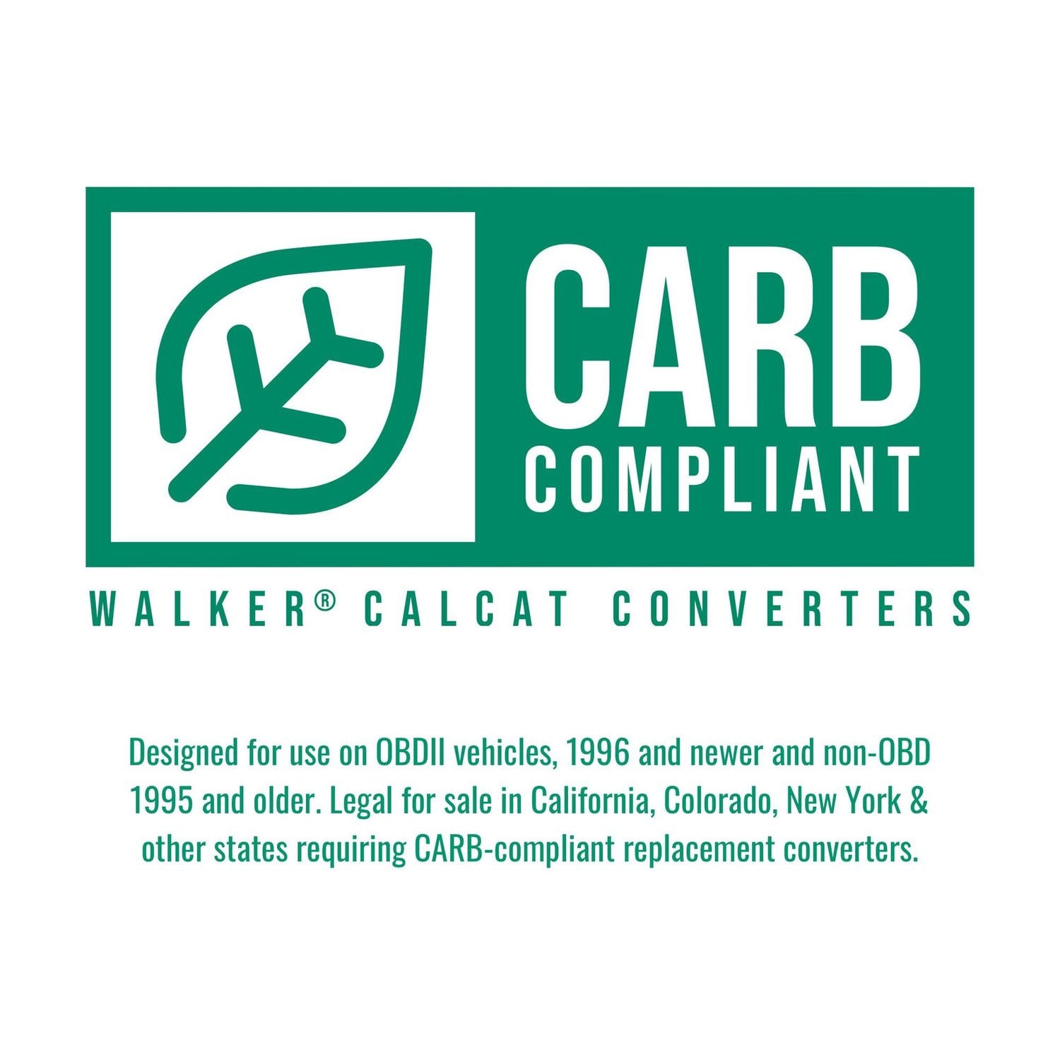 Walker CalCat CARB Direct-Fit California Catalytic Converter 84276