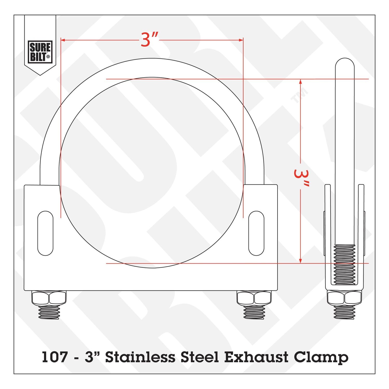 Nickson 00107 Exhaust Clamp | AutoZone