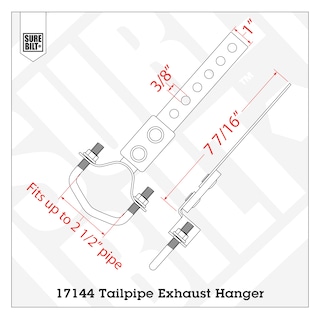 SureBilt Universal Steel Tailpipe Hanger AutoZone