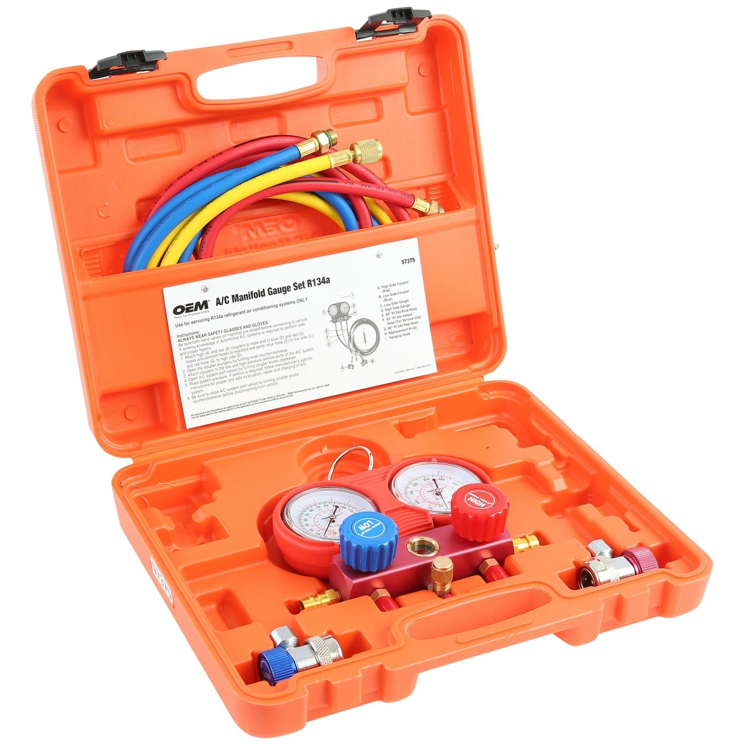OEMTOOLS A/C System Pressure Gauge Kit | AutoZone
