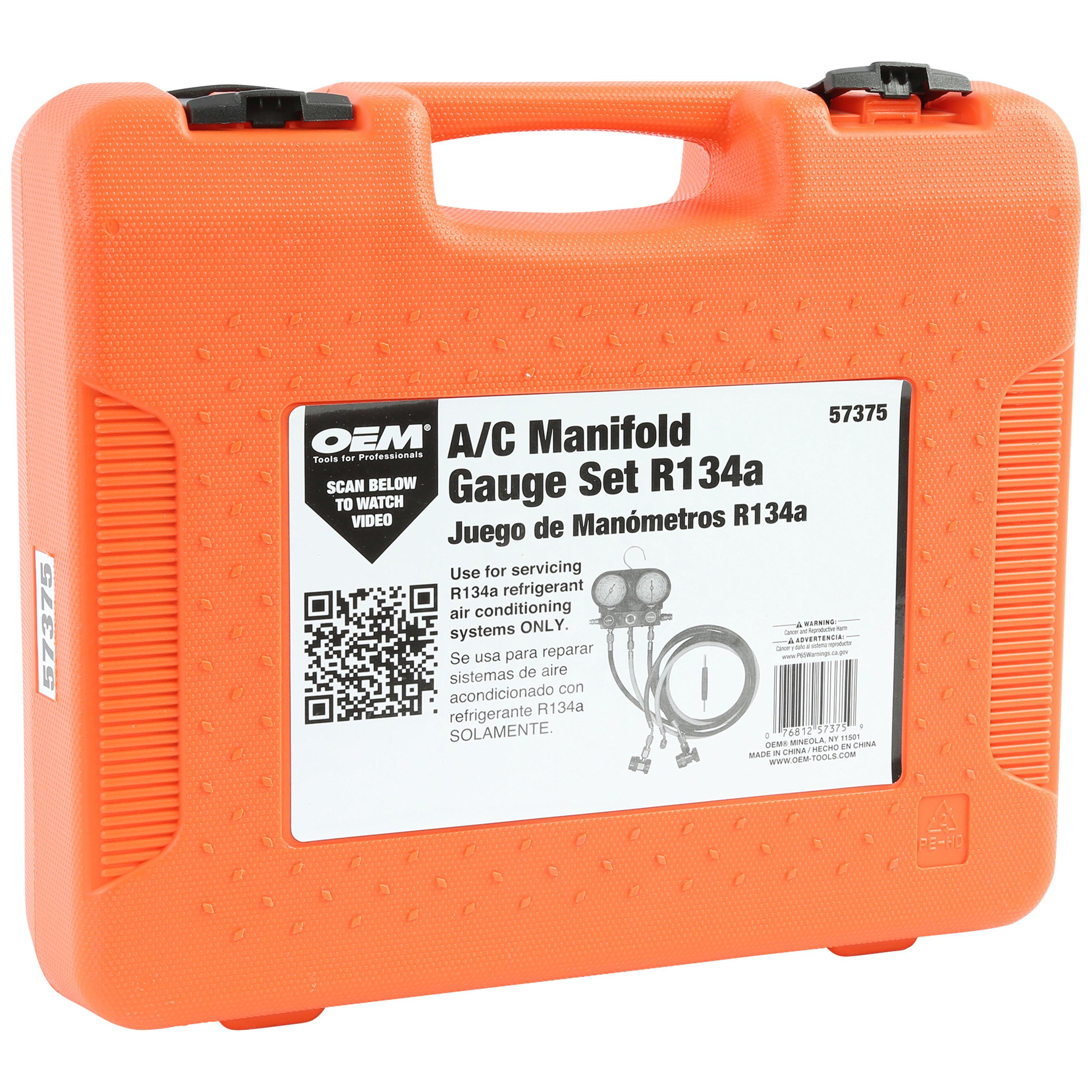 OEMTOOLS A/C System Pressure Gauge Kit