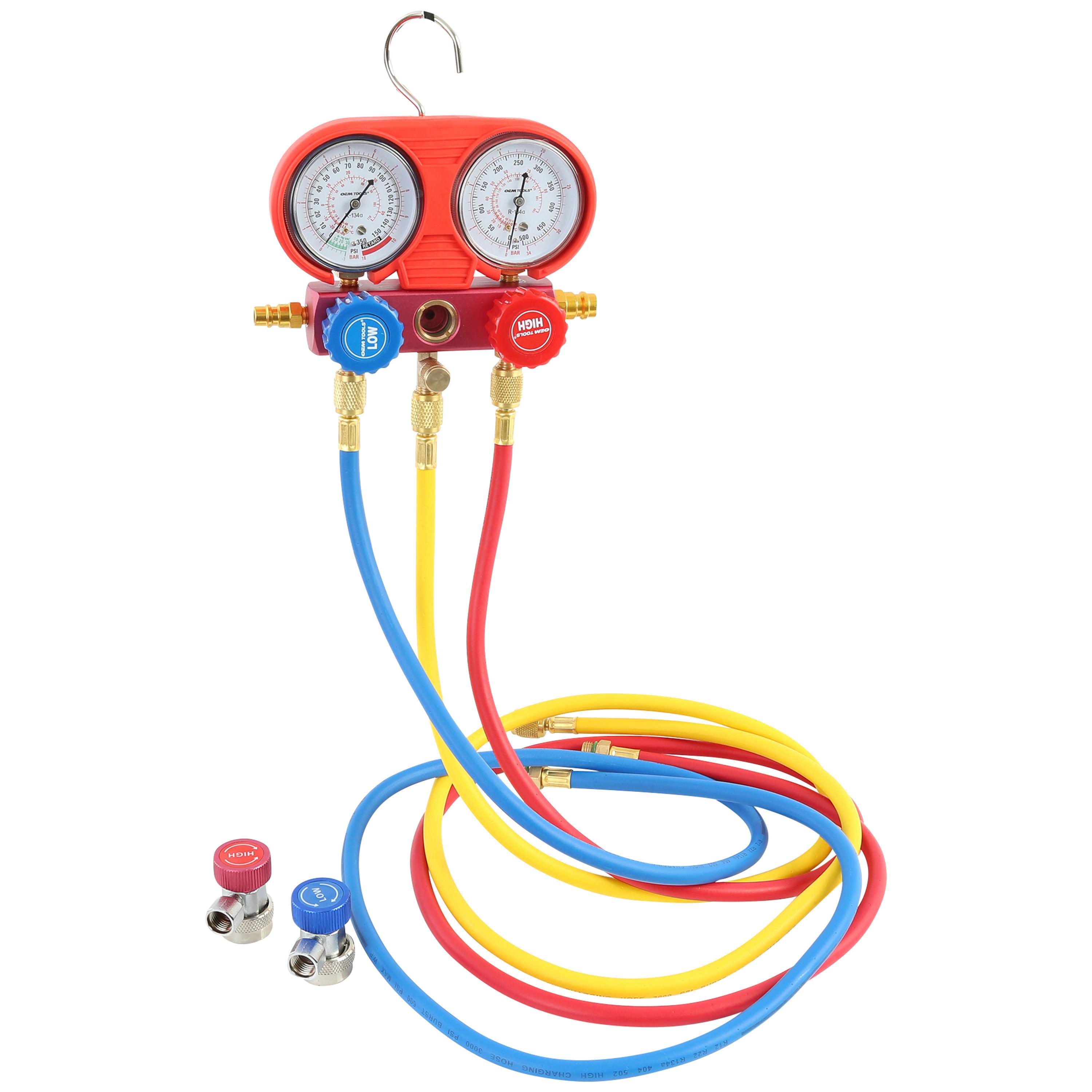 OEMTOOLS A/C System Pressure Gauge Kit