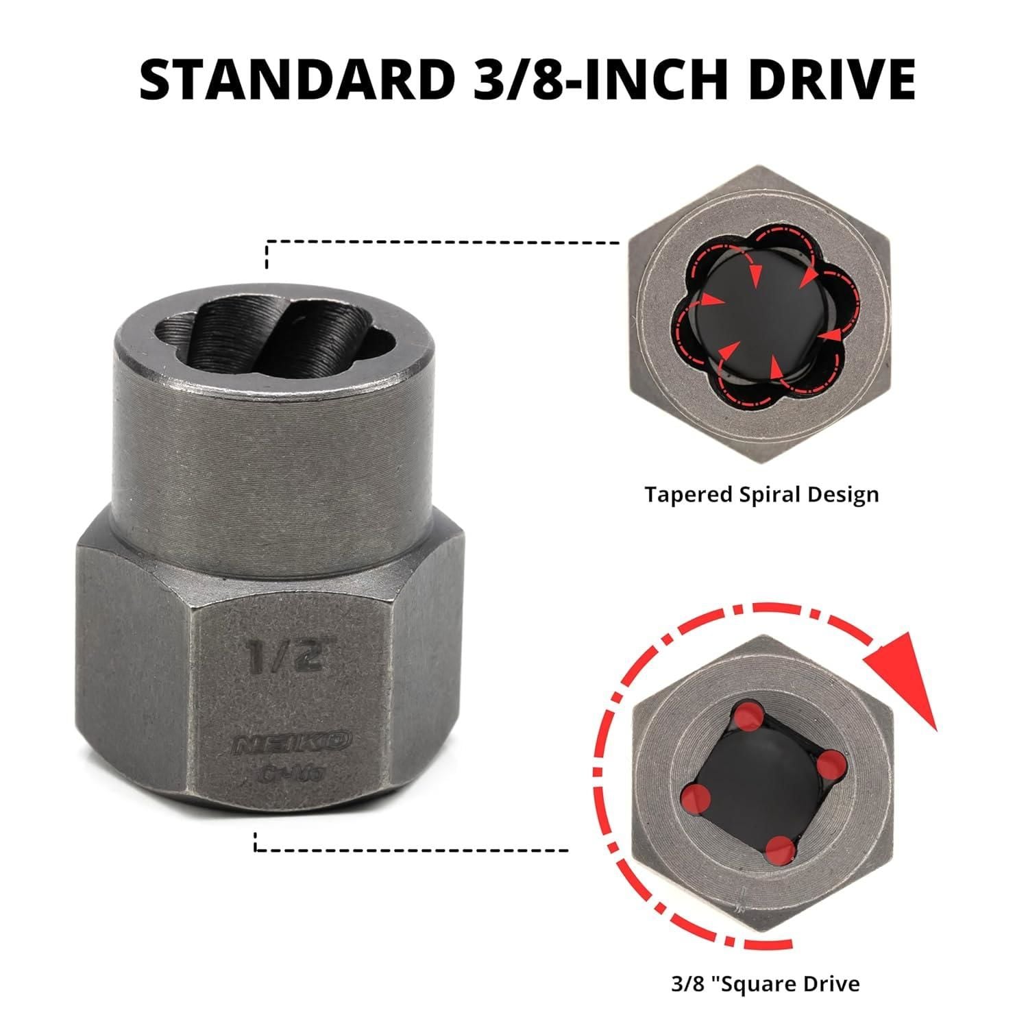 NEIKO Bolt Extractor Set 04208A | AutoZone