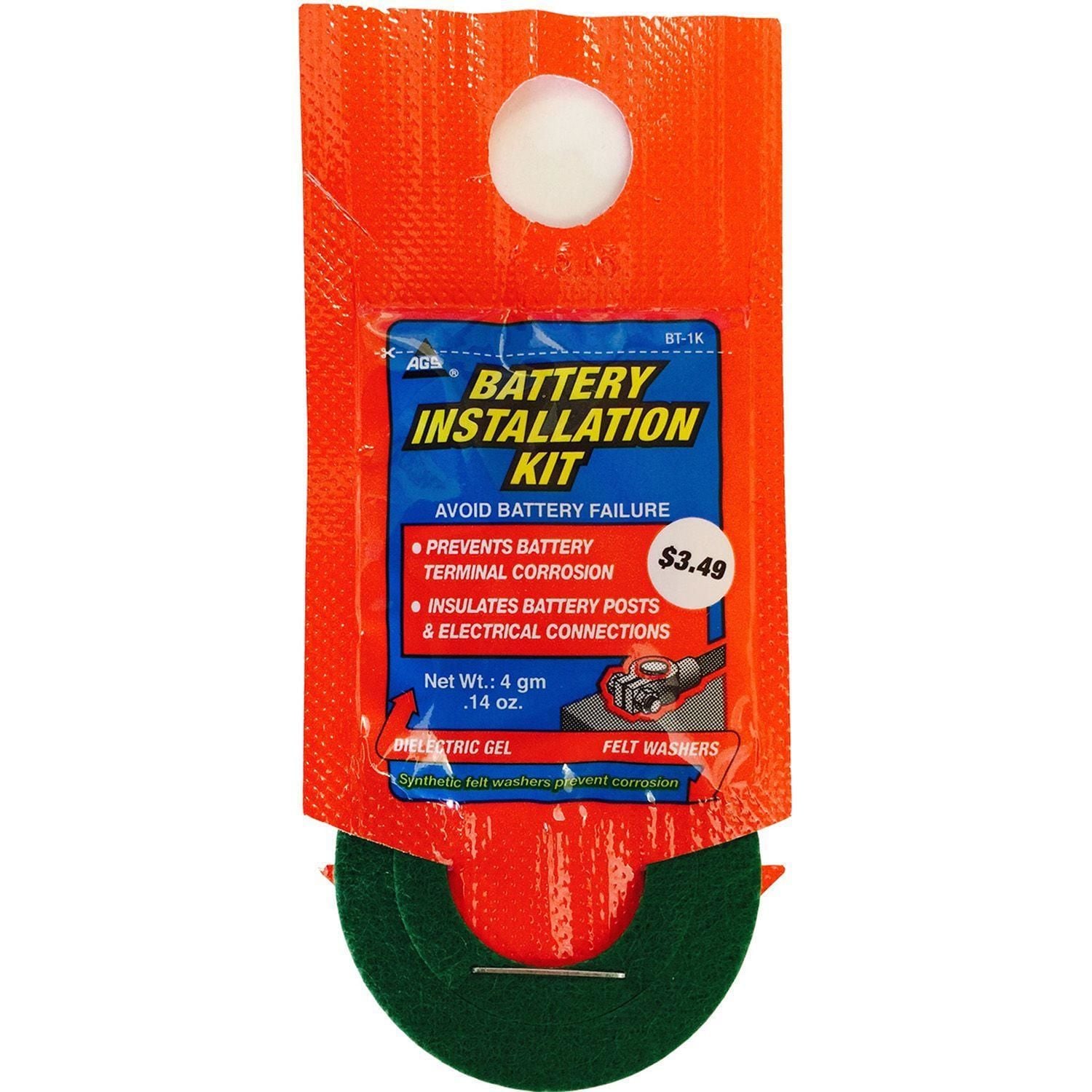 AGS Battery Install Kit with Grease and Washer for Cadillac Escalade