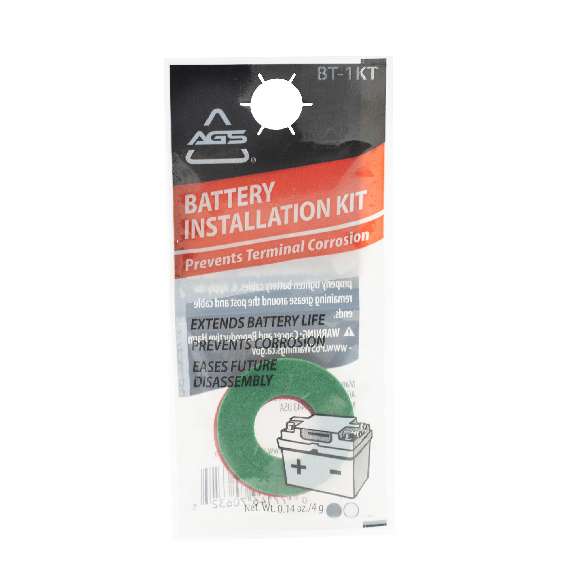 AGS Battery Installation Kit with Grease and Washer for Cadillac Escalade