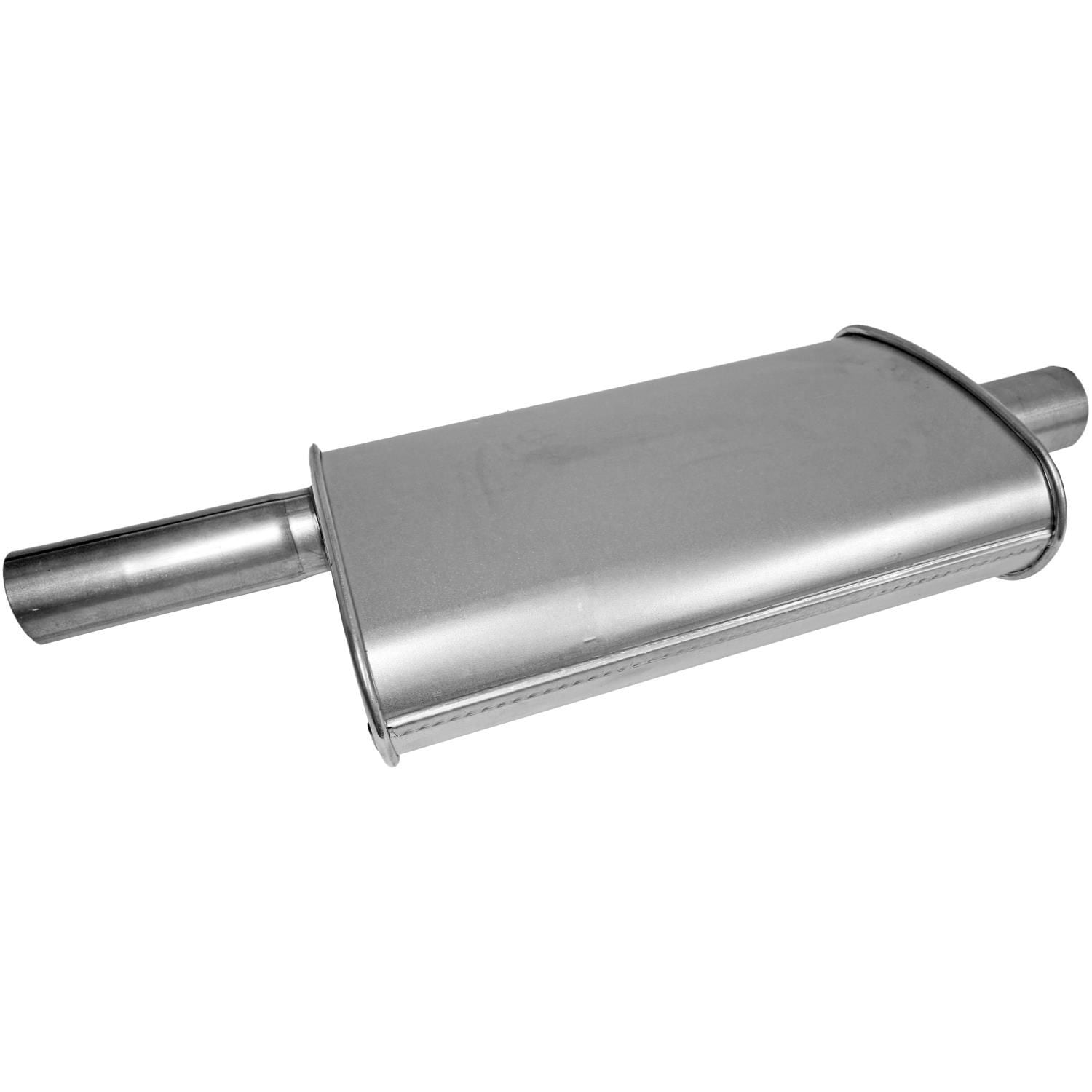 Walker SoundFX Universal Oval Pipe Connection Exhaust Muffler