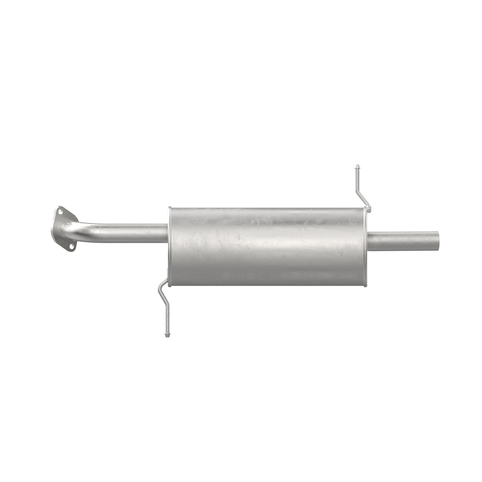 Walker Exhaust Quiet-Flow SS Round 2-Bolt Welded Flange Square Cutoff ...