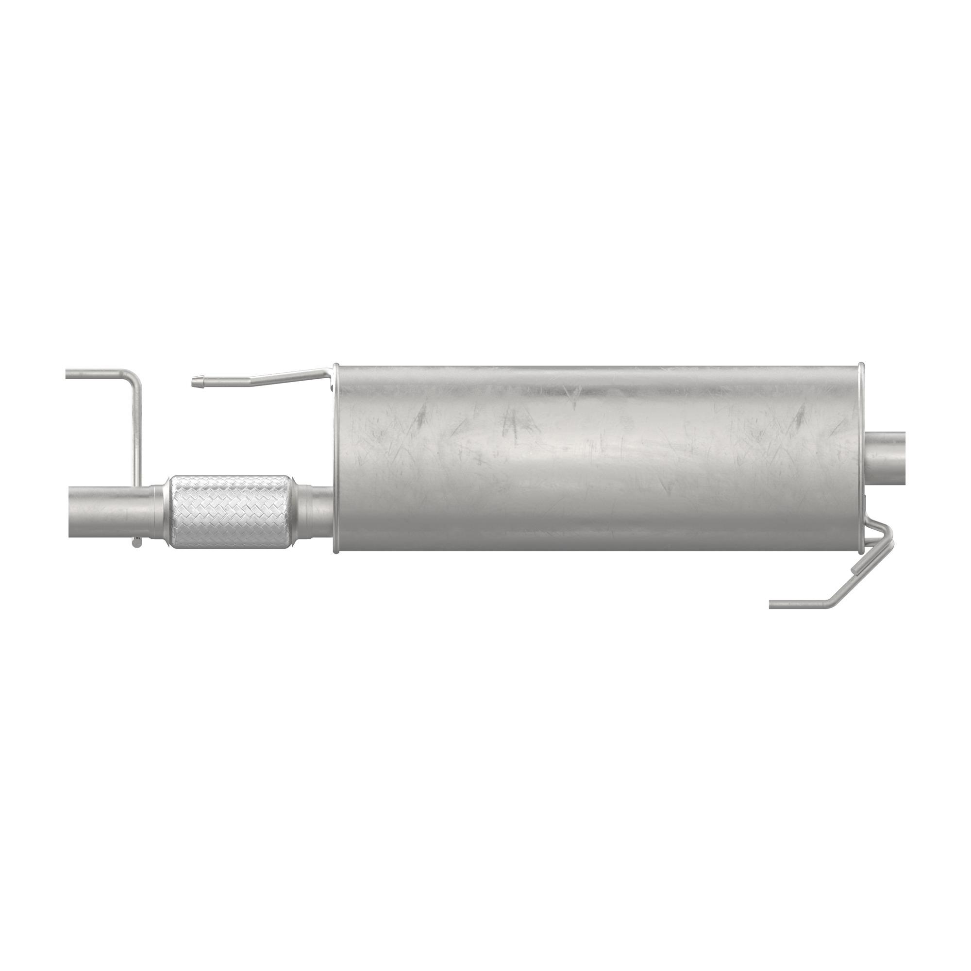 Walker Exhaust Quiet-Flow SS Oval Pipe Connection Exhaust Muffler