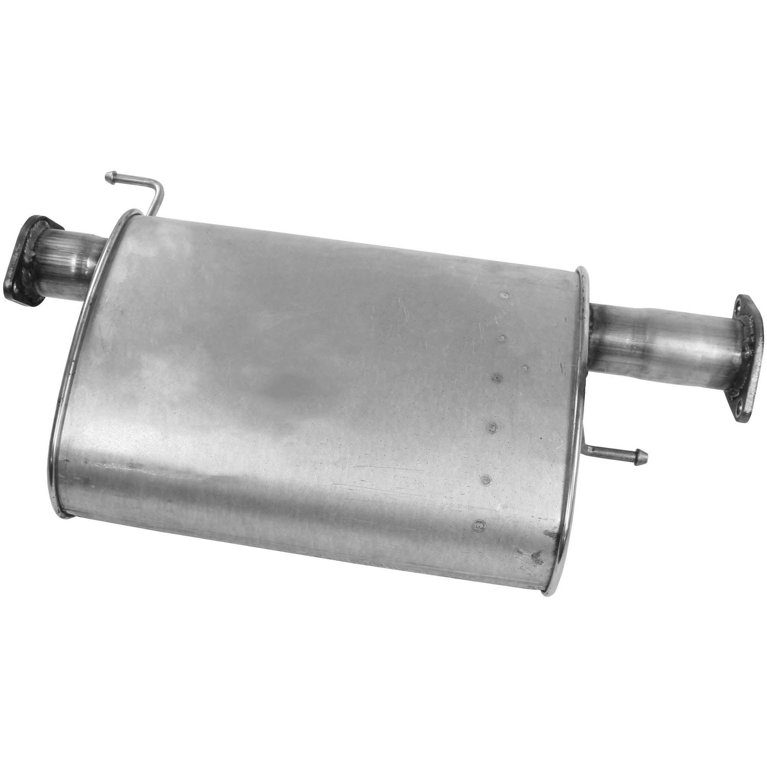 894474 Walker Exhaust Quiet-Flow SS Oval 2 Bolt Welded Flange Exhaust Muffler ...