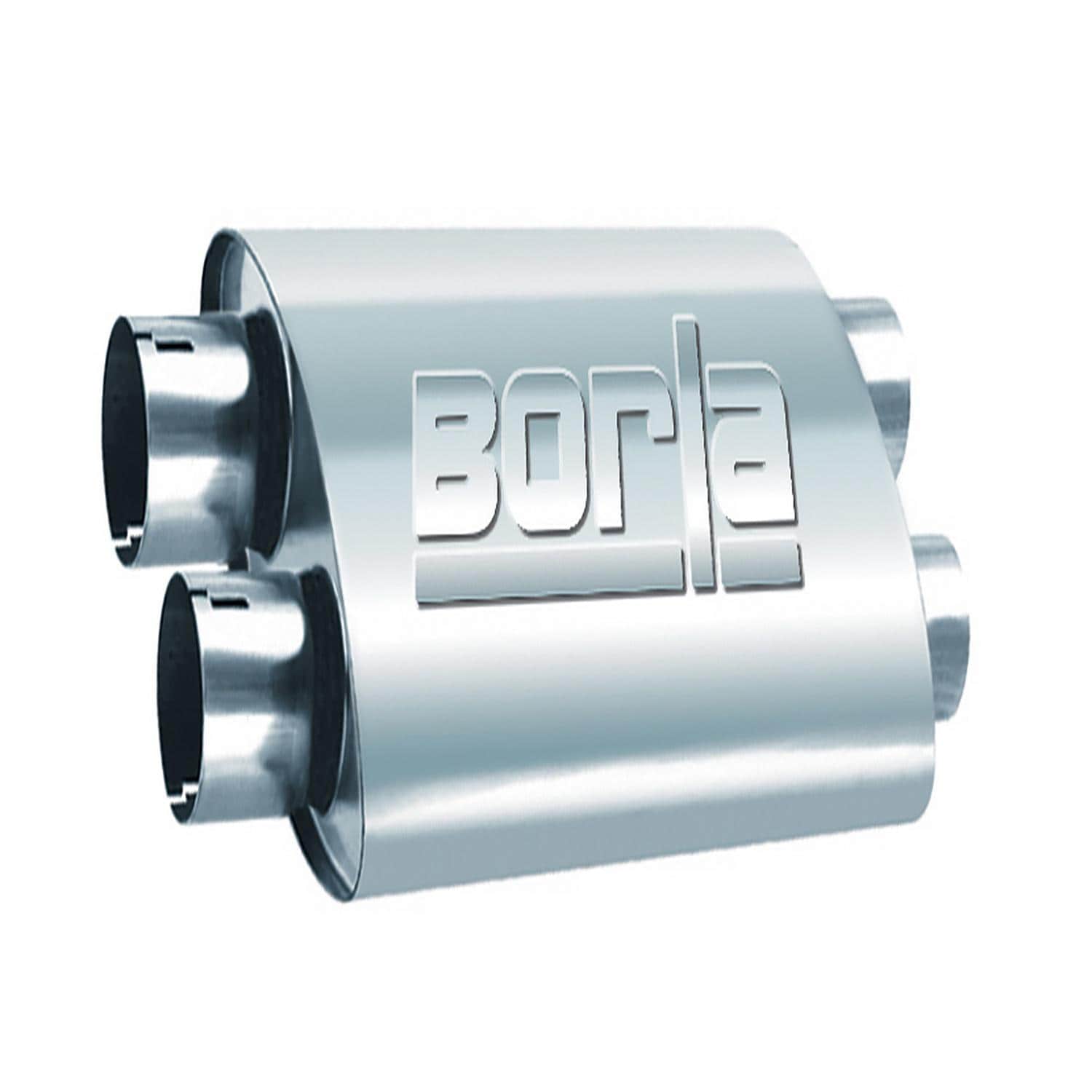 Borla 2 1/2in Dual Inlet x 2 1/2in Dual Outlet Stainless Steel